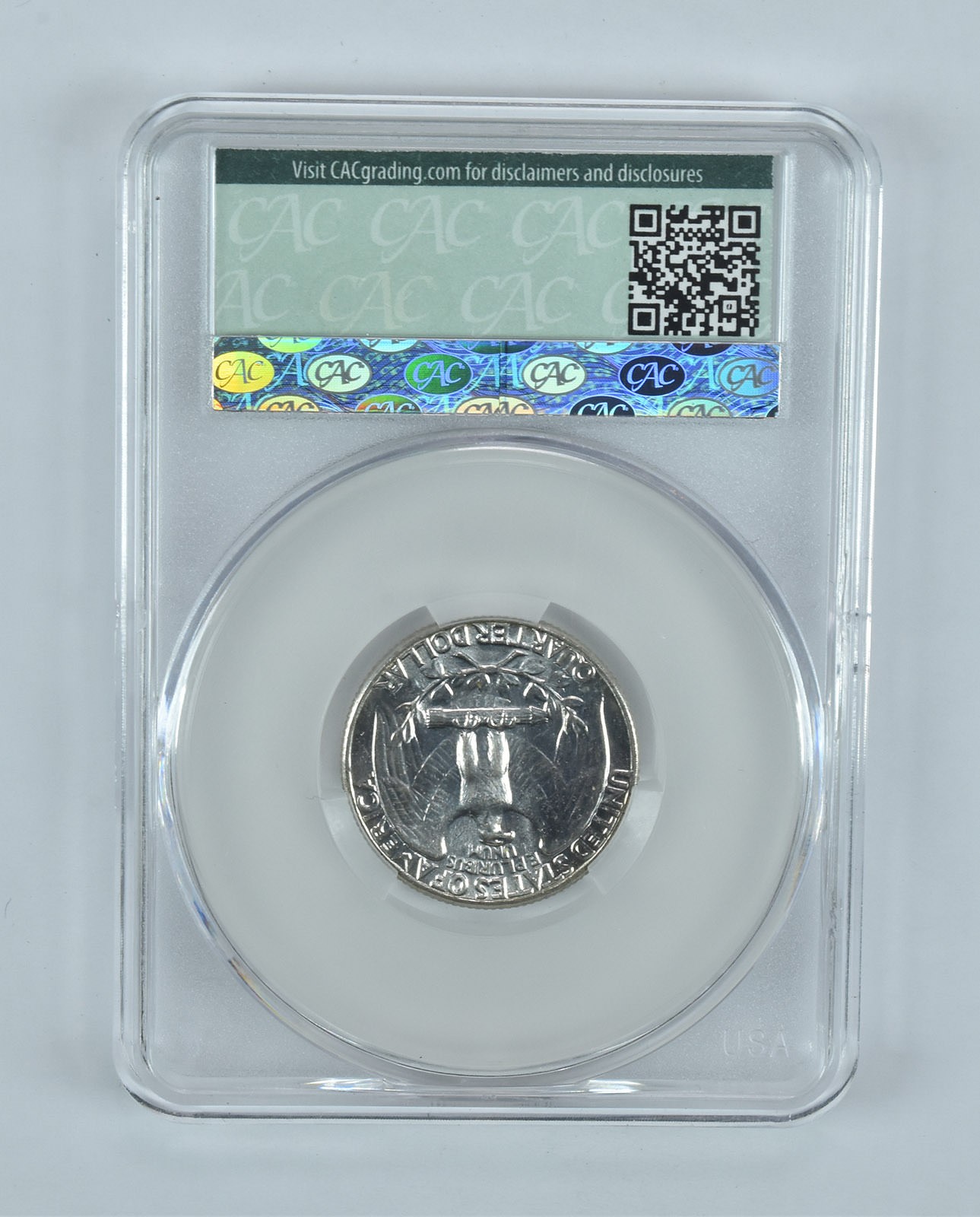 1960 Washington Quarter MS65 CAC CACg