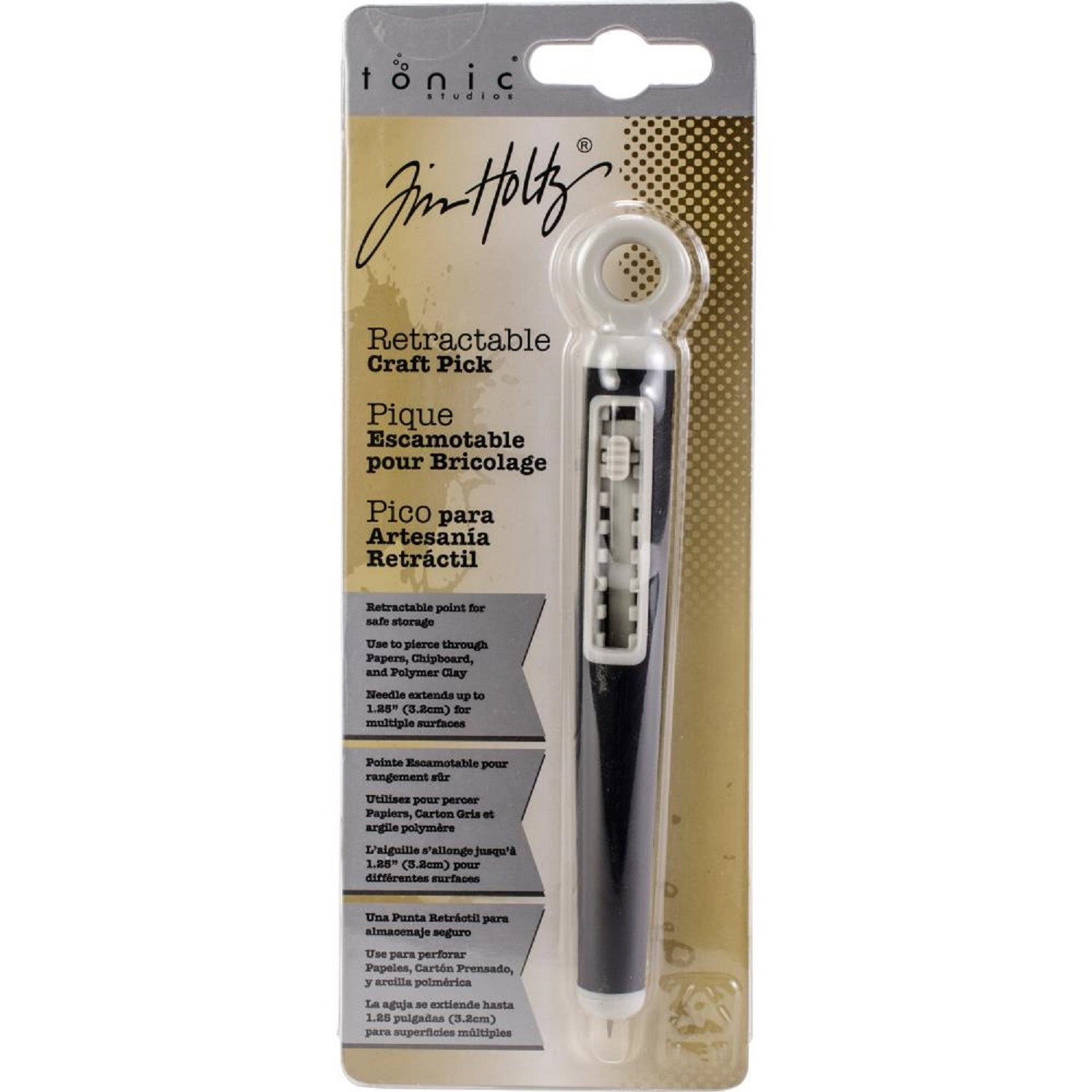 Retractable Craft Pick / Paper Piercer Tim Holtz by Tonic Studios