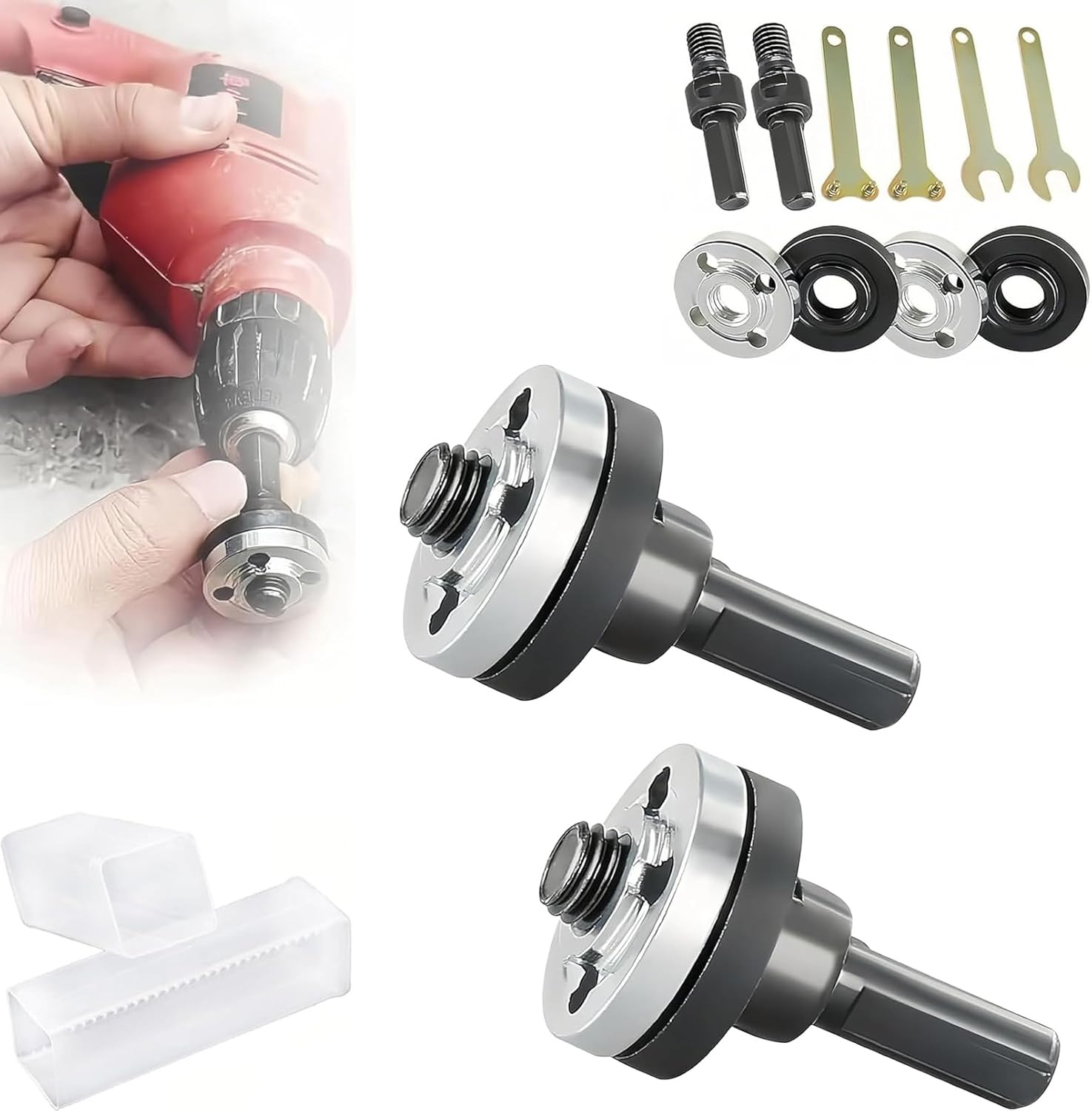 Electric Drill Angle Grinder Connecting Rod Set, 10Mm Conversion Angle Grinding