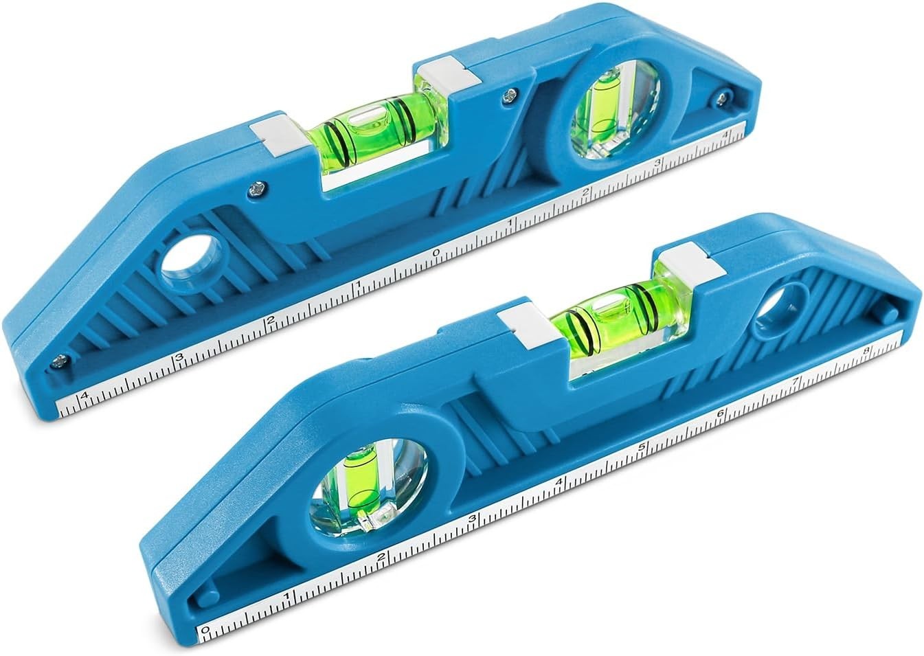 2-Piece Torpedo Level Set, 9 Inch Magnetic Level, with 2 Pack, Azure