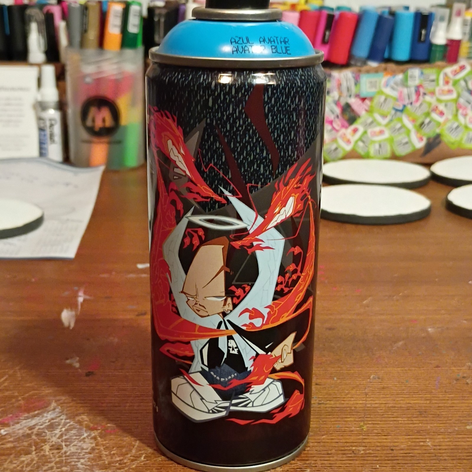 MTN LIMITED EDITION * MISTERY * SPRAY PAINT CAN ARTIST SERIES 2012 MONTANA RARE