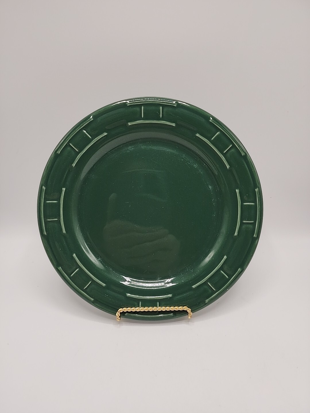 Longaberger "Woven Traditions Ivy" 9 Inch Luncheon Plate