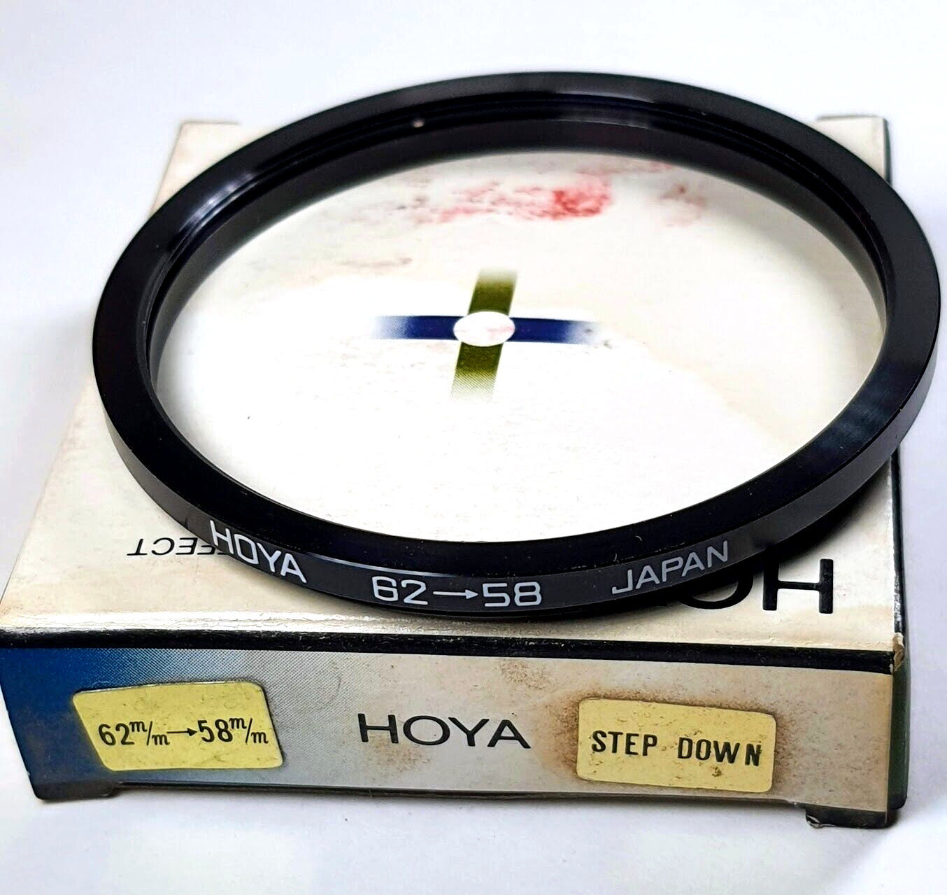 Hoya 62-58mm Step-Down Ring Metal Stepping 62mm Lens to 58mm Filter 62mm-58mm