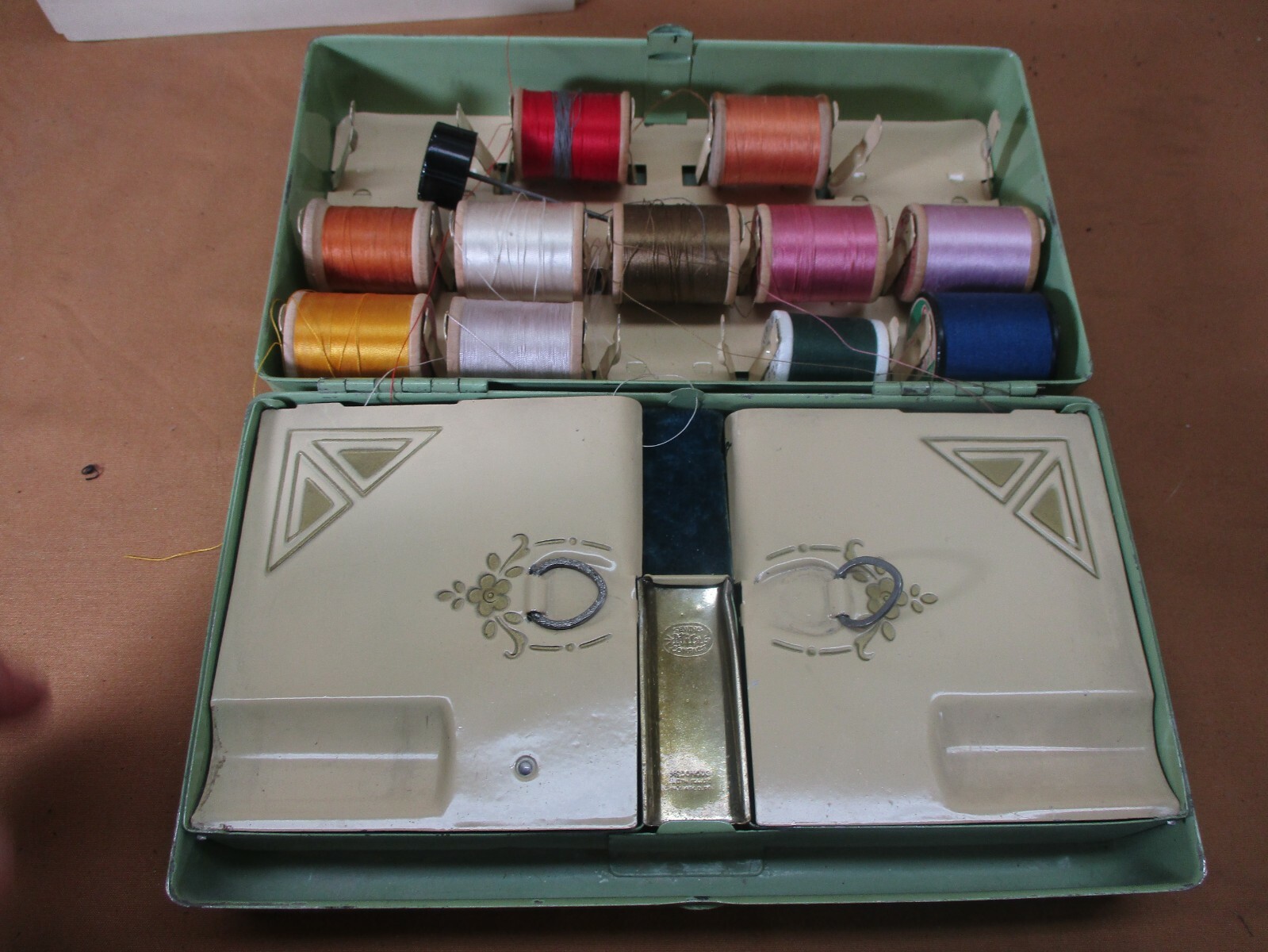 Vtg Sewing Machine Supply Parts Buttons Thread Pattern Cams Discs Singer - White
