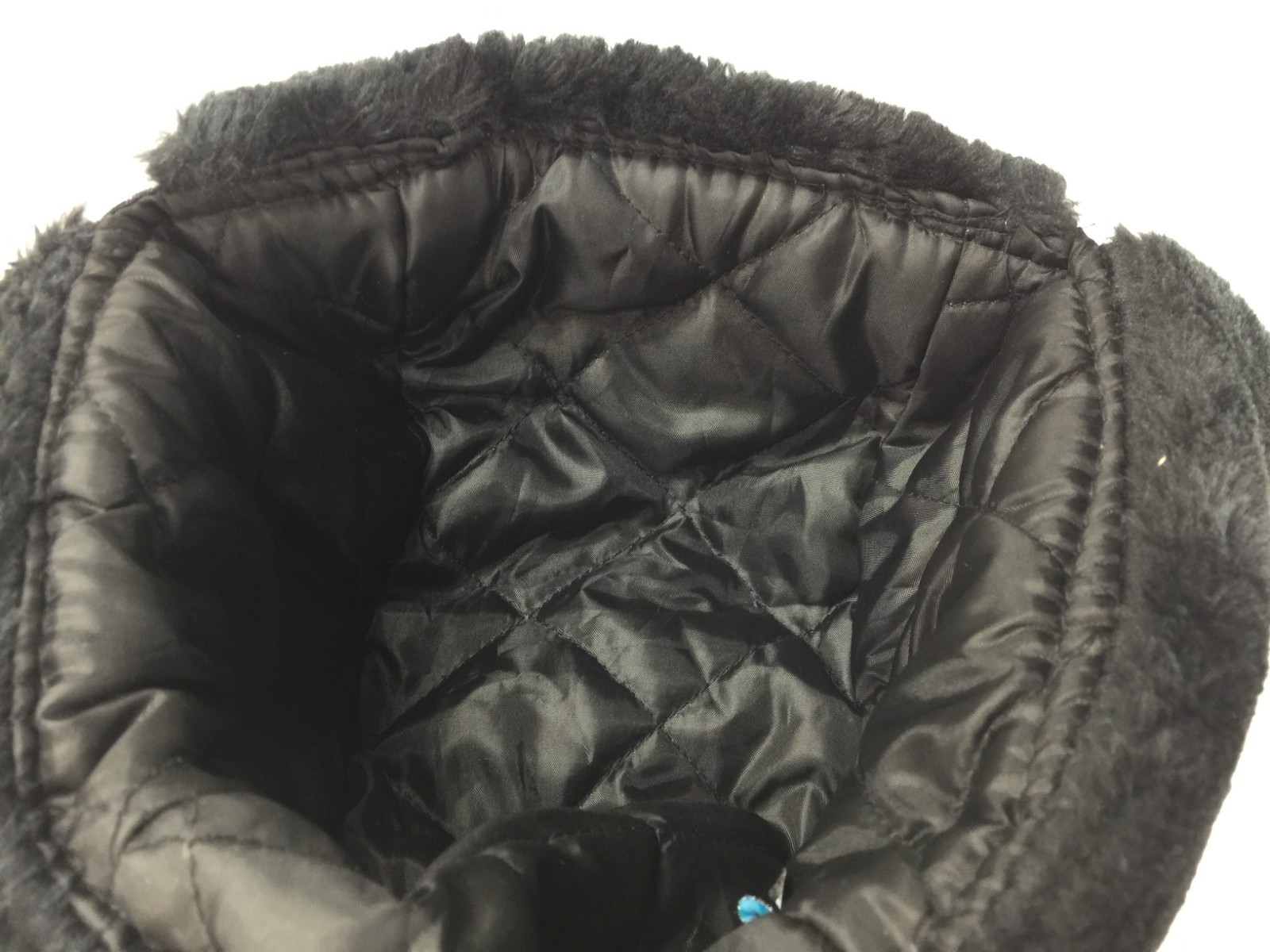 Salt Armour SA Trapper Hat Fur Lined Black Blackout American Flag One Size
