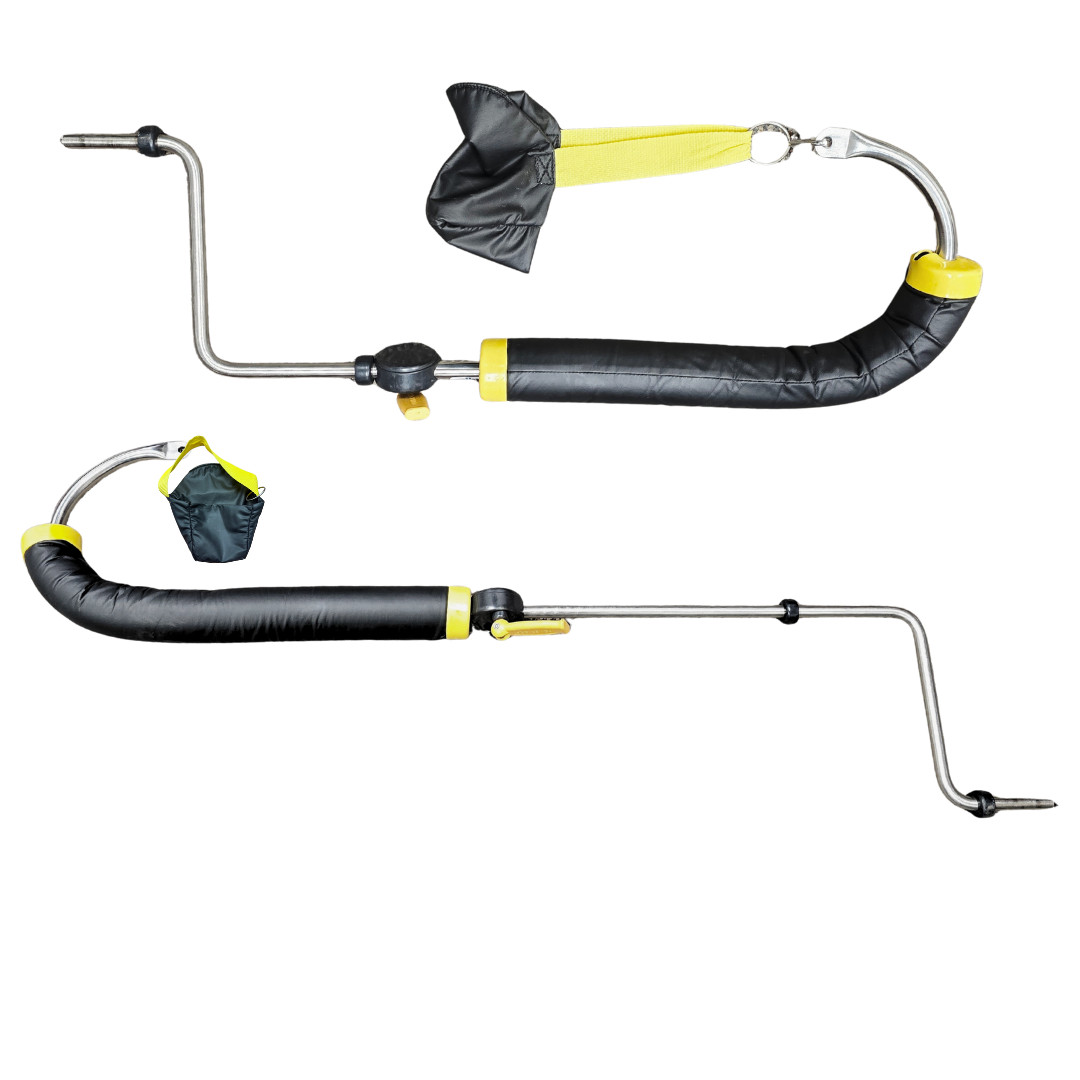Allen Medical Systems Traction Stirrup Hip Positioning System Components Pair