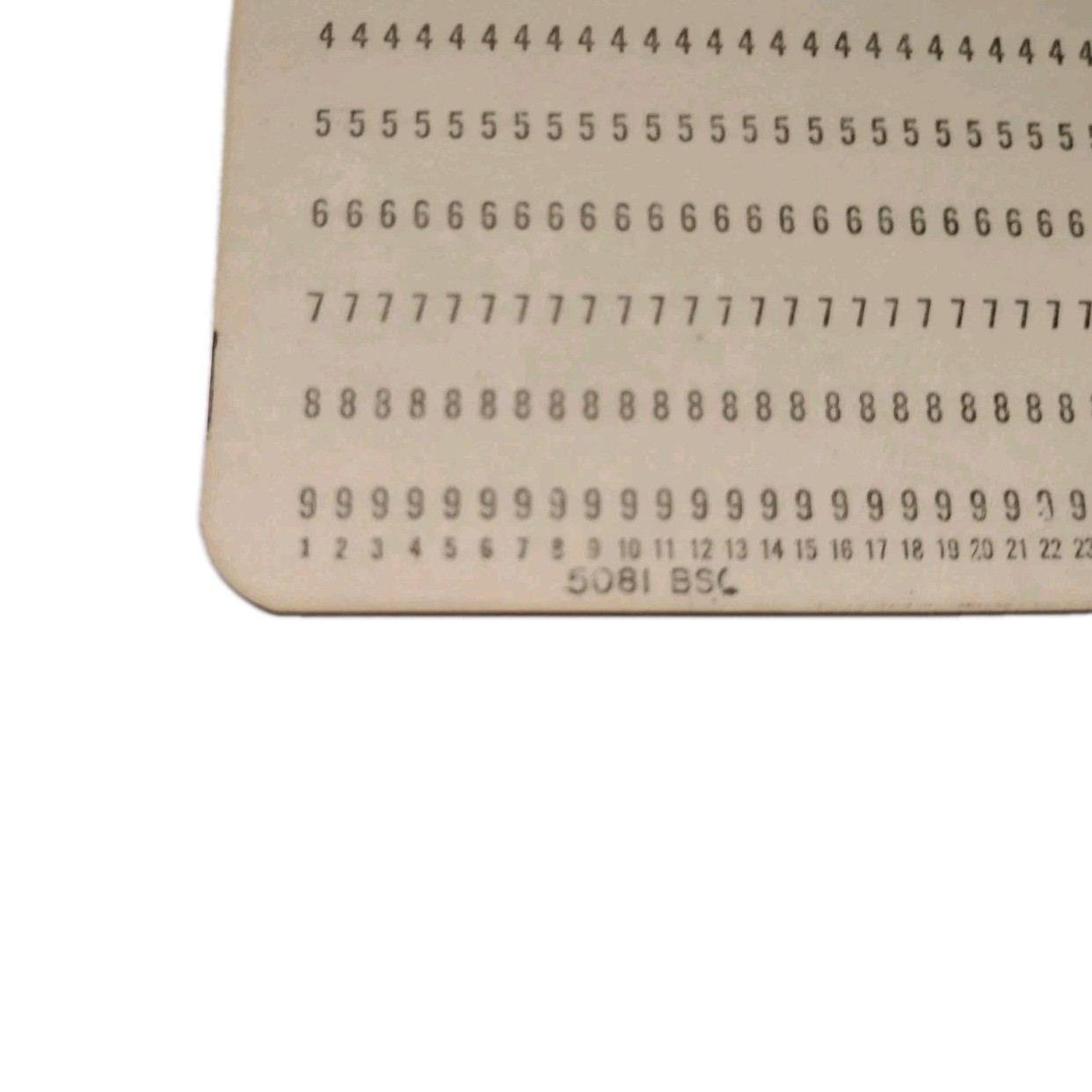 30 Vintage Computer Hollerith IBM Punch Card -NOS MINT