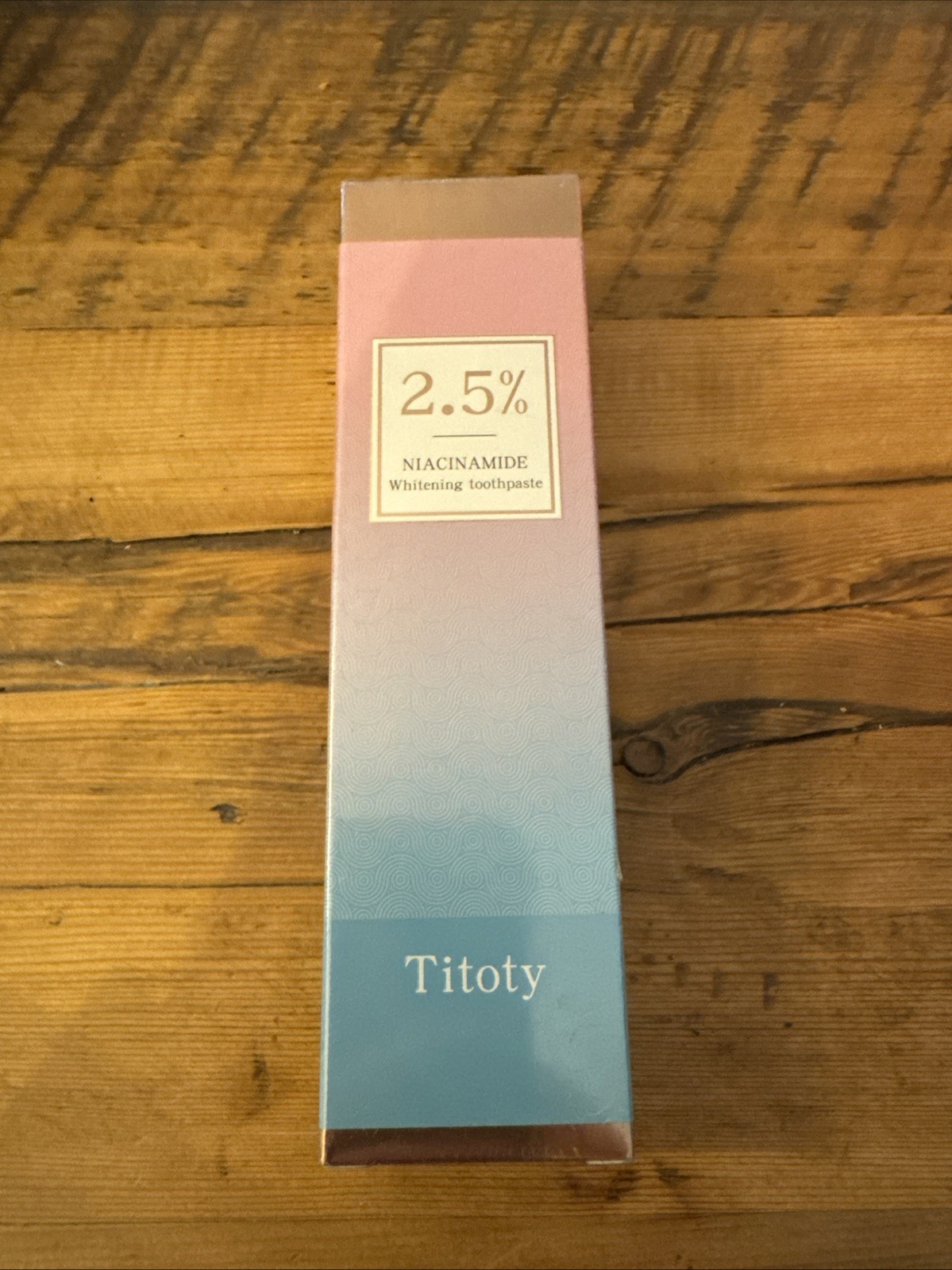Titoty 2.5% Niacinamide Whitening Toothpaste Menthol 100g Exp 10/28