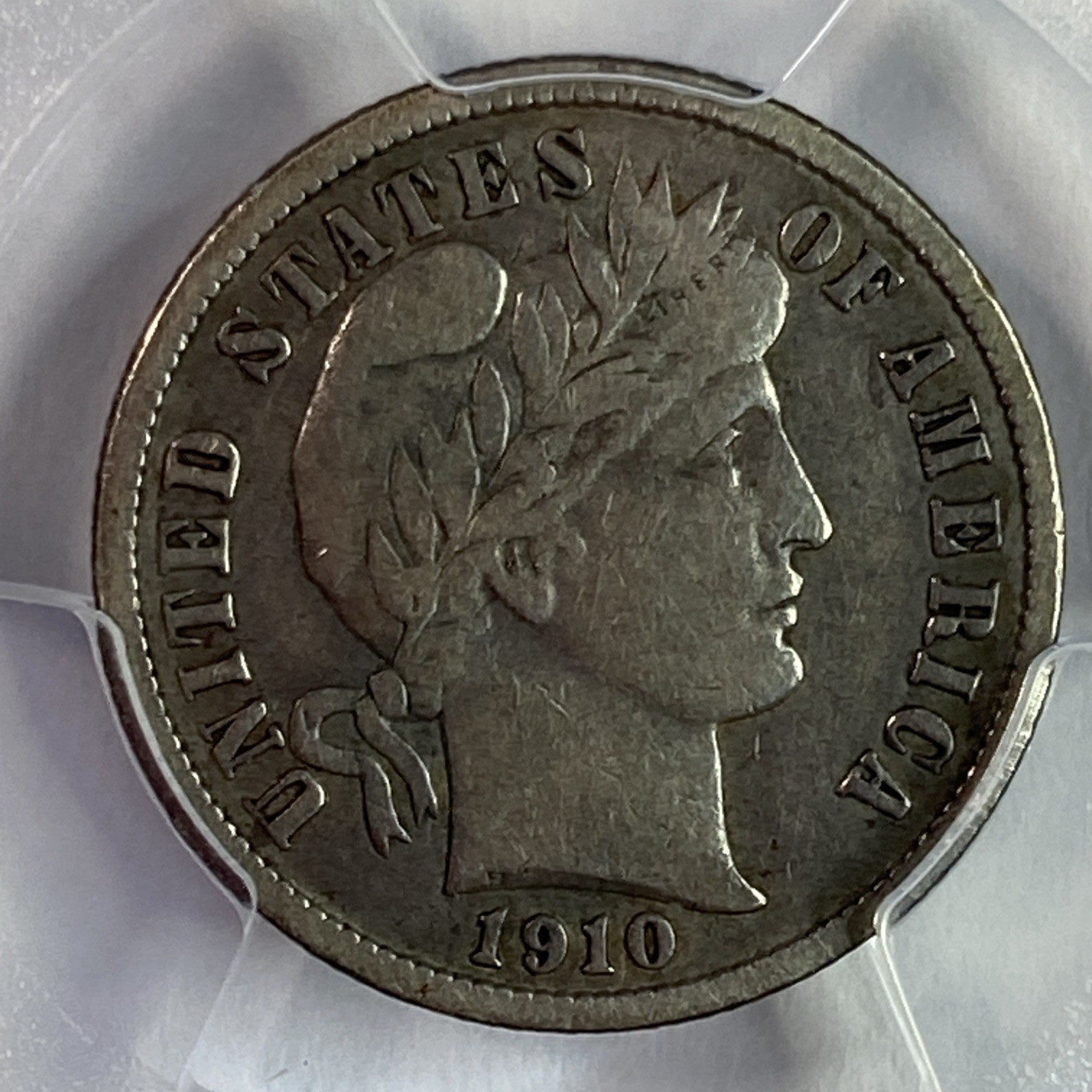 1910-S Barber Dime PCGS XF40