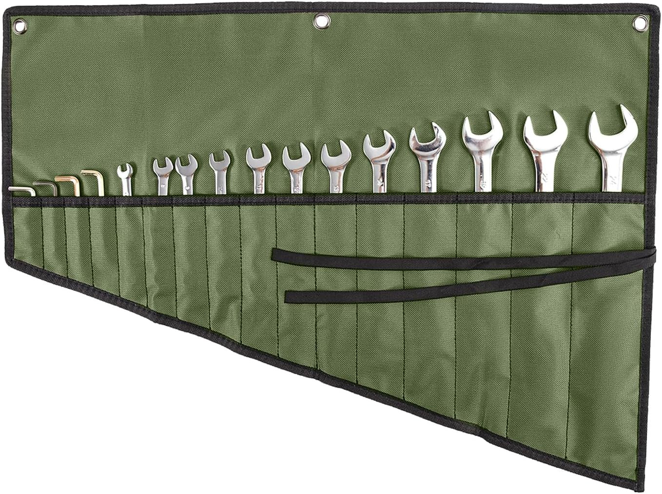 Wrench Organizer, Tool Roll Pouch,16-Pocket Waterproof Oxford Cloth | Wrench Rol