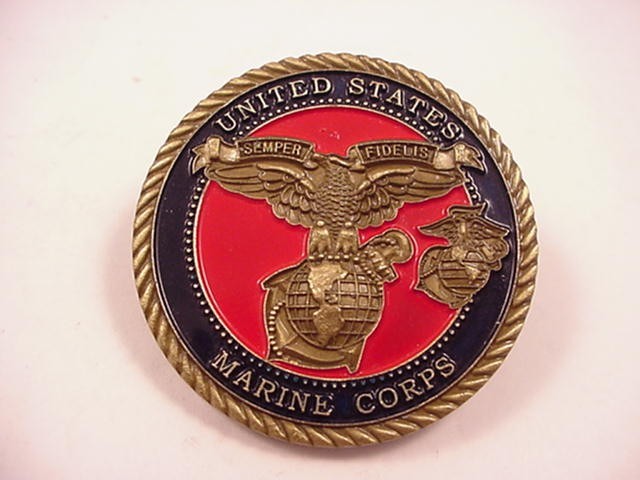 United States Marines Private First Class  1 1/2"  Coin Ships Same Day