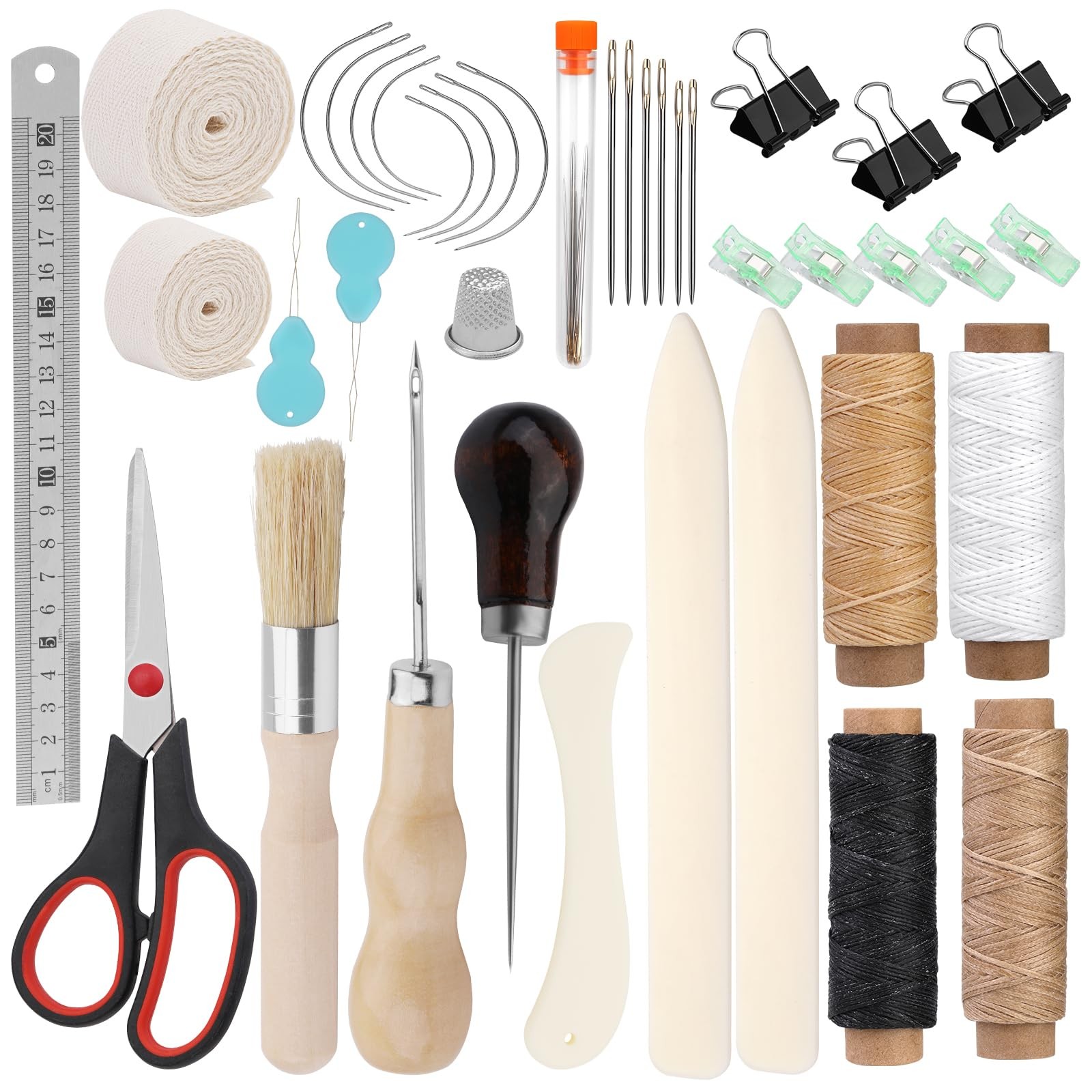 41 Pcs Bookbinding Tools Set 3 Pcs Bone Folder Paper Creaser Paper Folding Tool