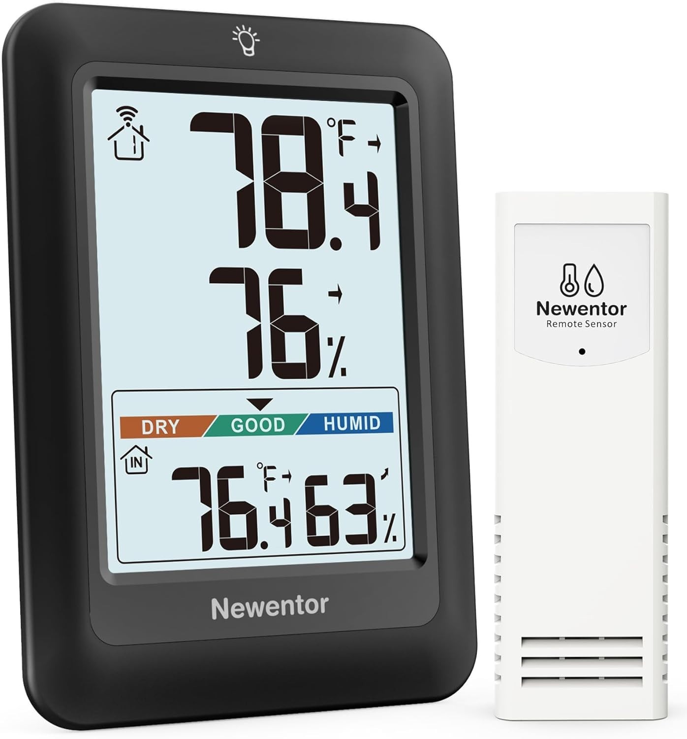 Indoor Outdoor Thermometer Wireless, Weather Stations Wireless Indoor Outdoor...