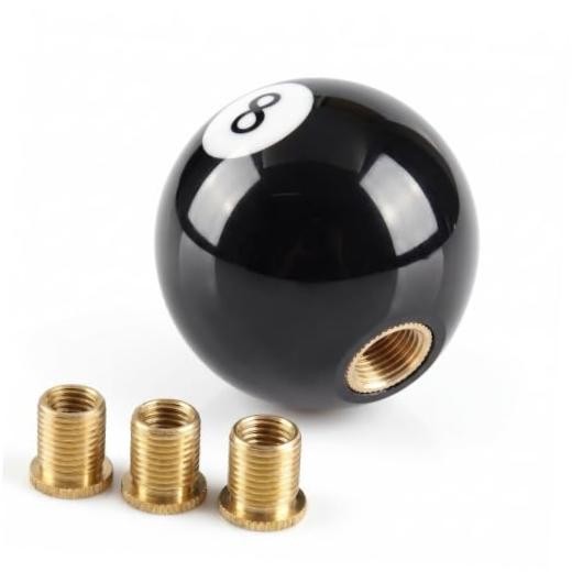 8 Ball Shift Knob, Billiard Pool Ball Style Manual Gear Shifter Knob, Round