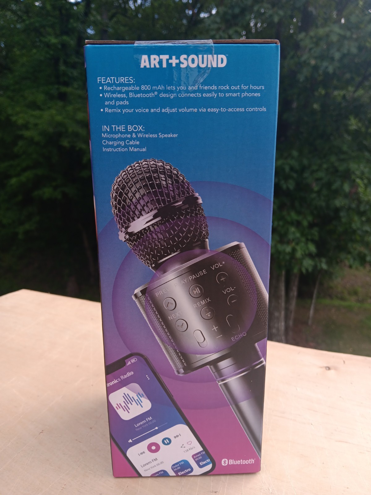 Karaoke Bluetooth Microphone And Wireless Speaker | Art+Sound