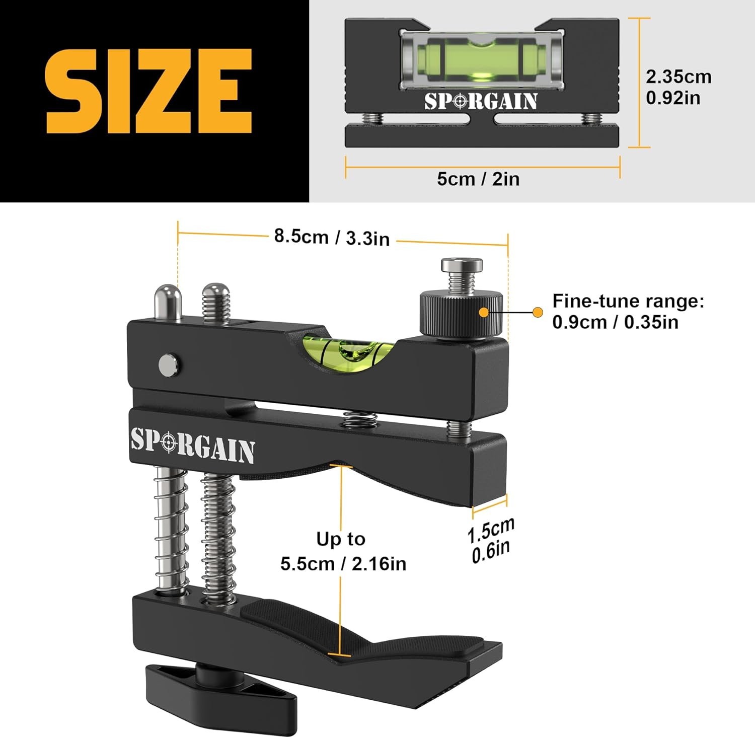 [Updated] New Model Scope Leveling Kit, Mounting Tool Magnetic Dark