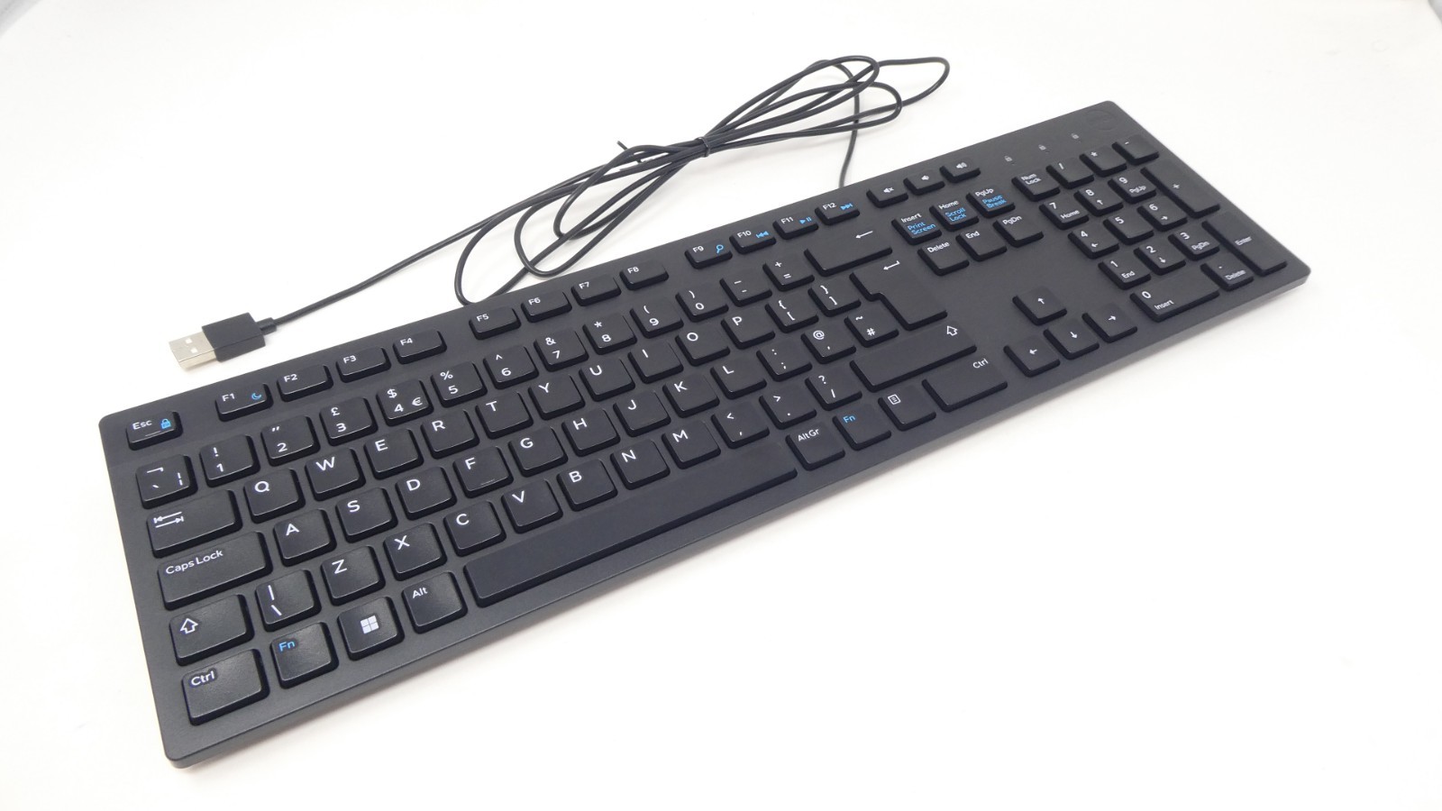 NEW Dell KB216 UK English Slim Office Multimedia Desktop Keyboard (BLACK) PK9N5