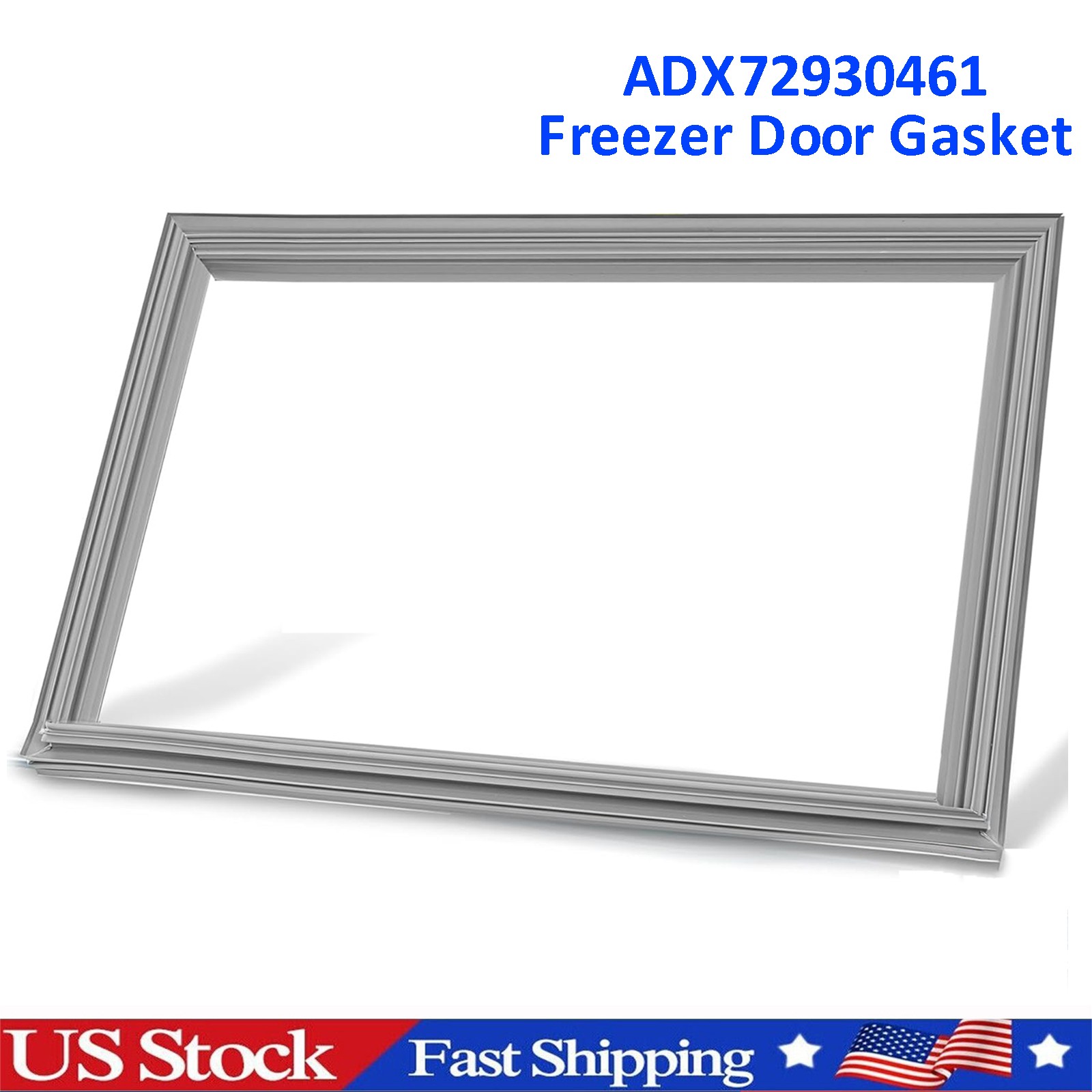for LG Refrigerator Freezer Door Seal Gasket MDS64172919, Gray
