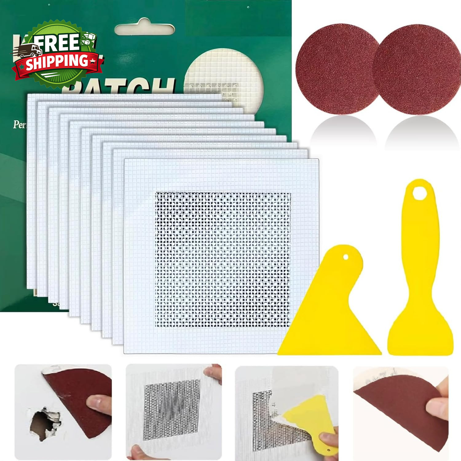 Drywall   Patch Kit  Wall Patch   Kit  Drywall Hole   Patch