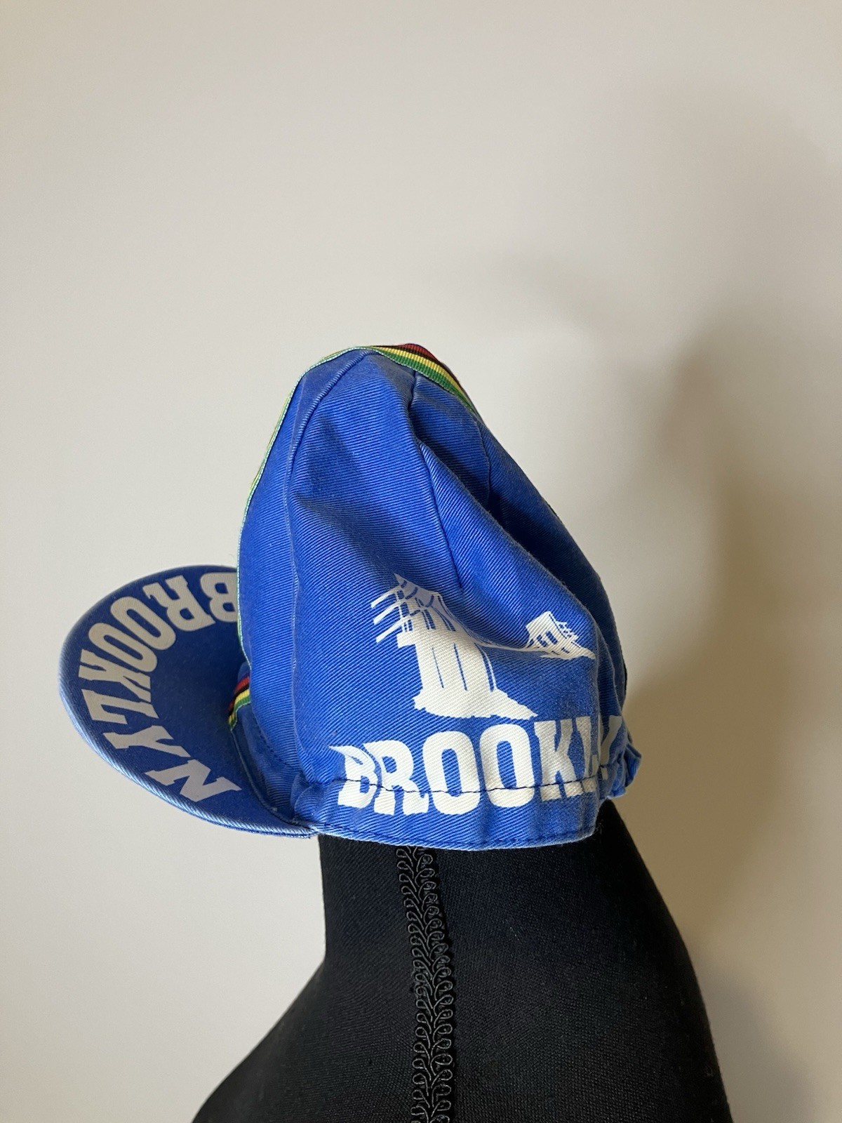 Blue Brooklyn Bike Cap