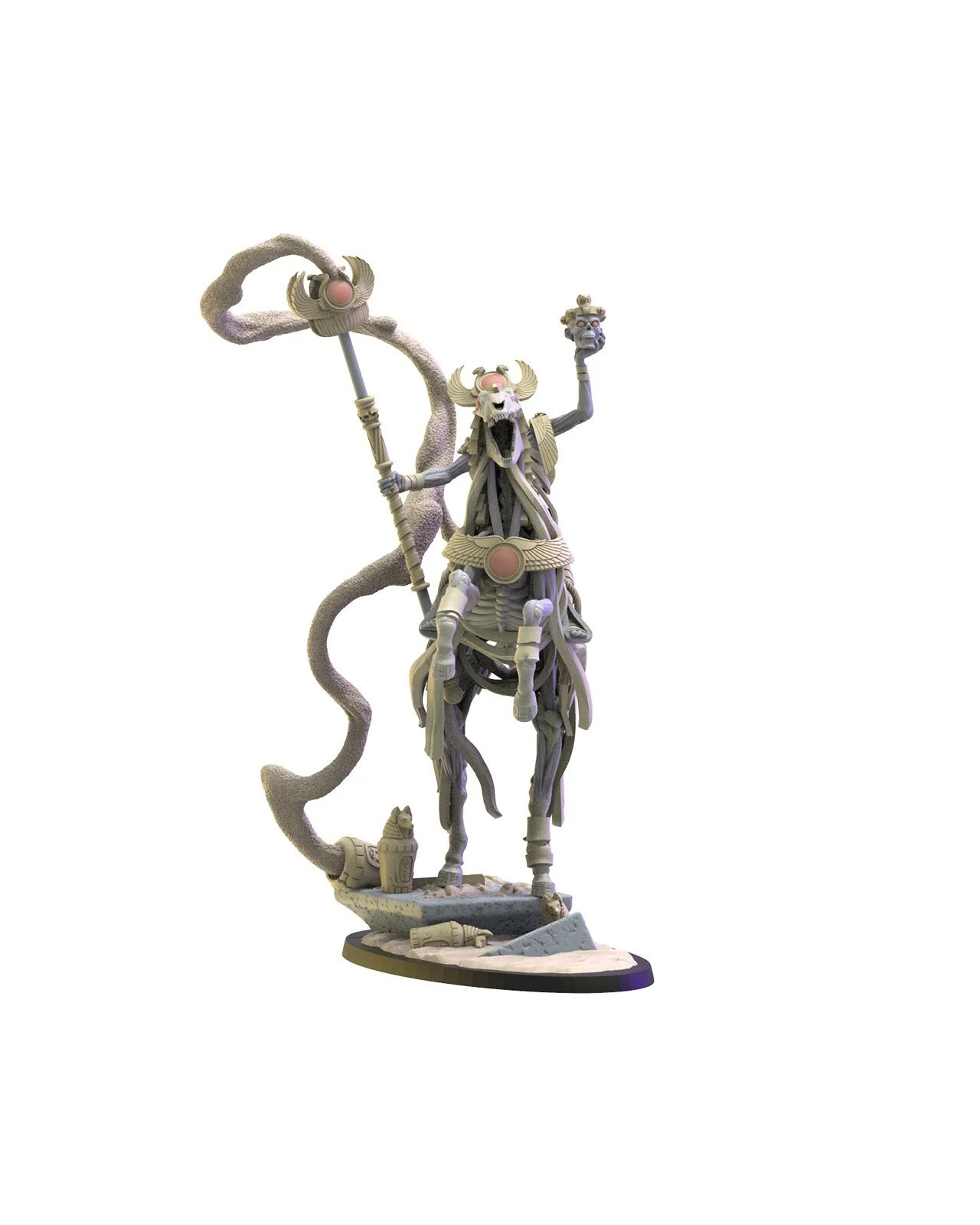 Seb, Headless Sorcerer - 28-32mm Undying - Resin Tabletop Miniature