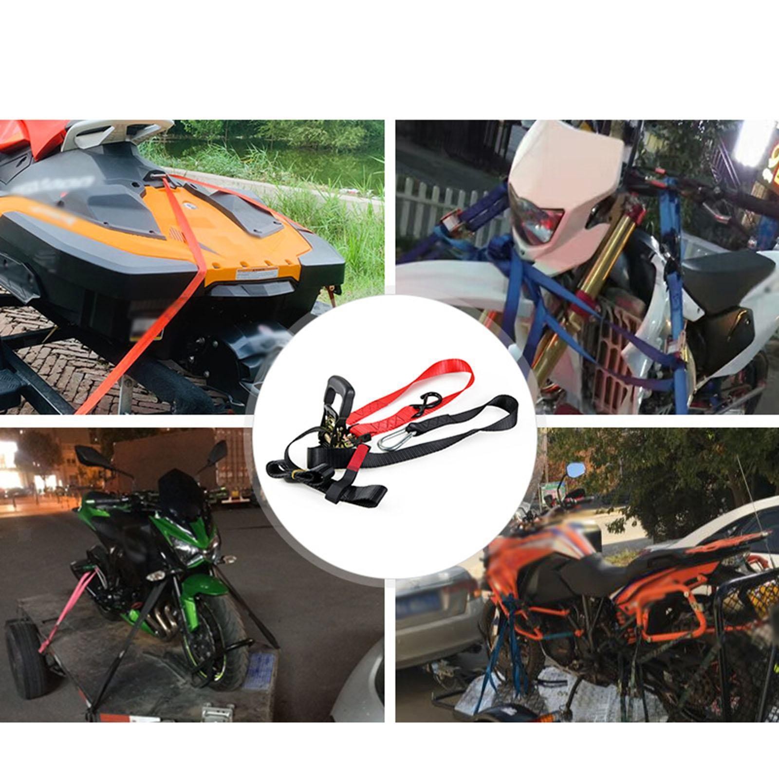 Motorcycle Tie Down Strap cam Buckle Tie Downs Cargo Luggage Rope
