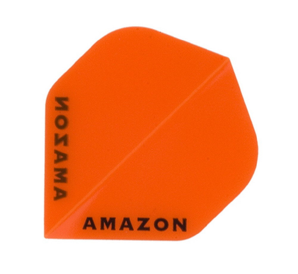 AMAZON CLEAR Red Standard Dart Flights 100 Micron 5 sets (15 flights) + track