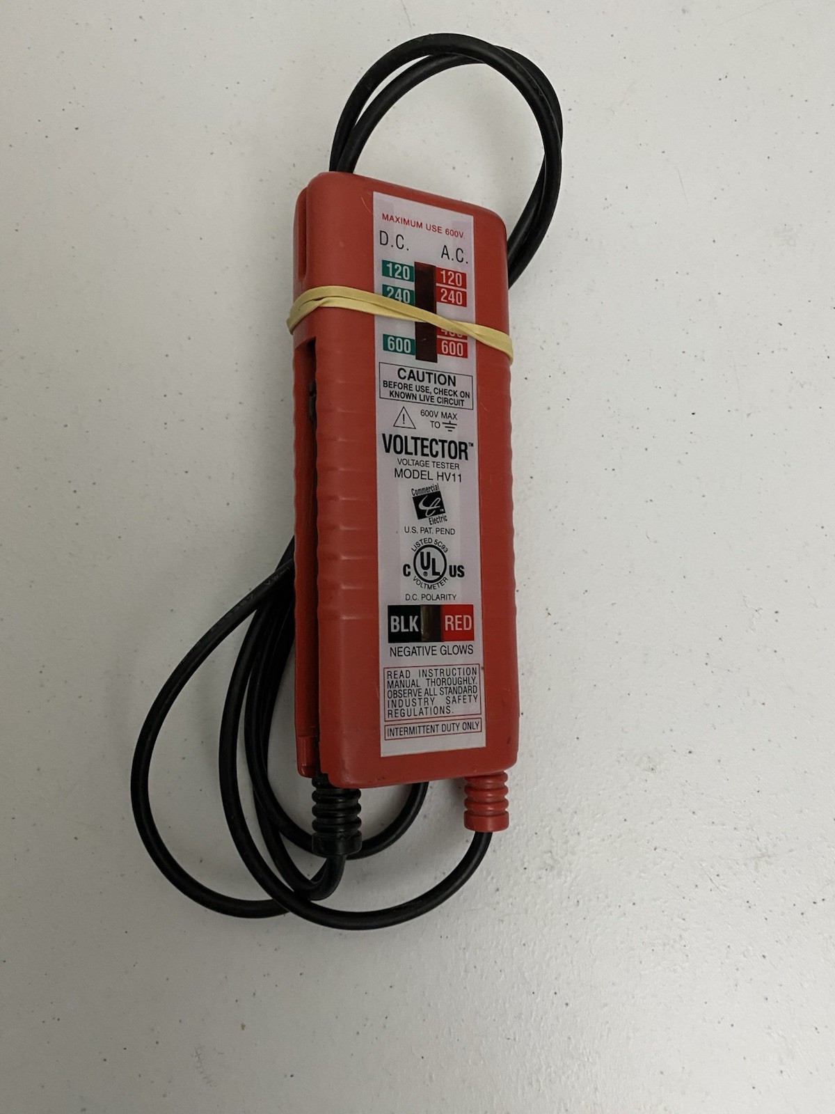 Commercial Electric VOLTECTOR AC/DC Tester - HV11 120-600V