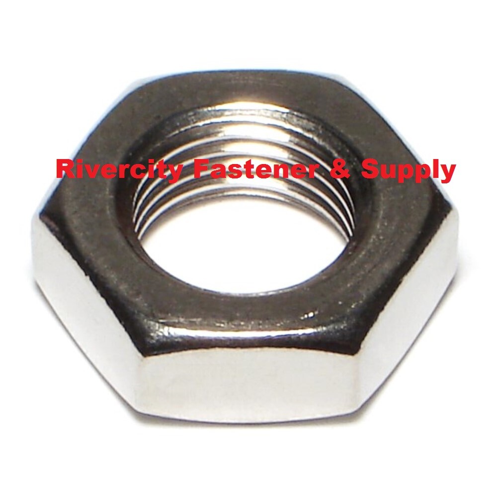 M24-2.0 Hex Jam Thin Half Nut Stainless FINE Thread M24 x 2.0 Nuts 24mm x 2.0