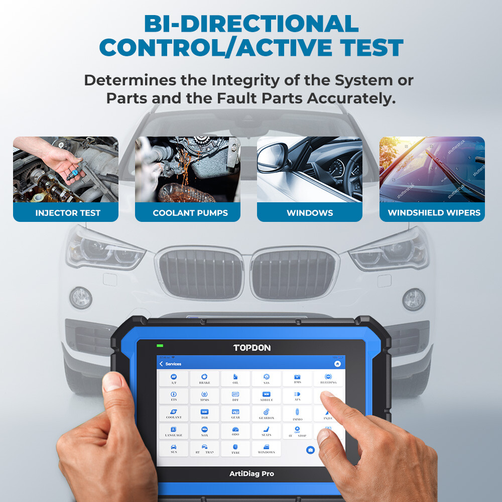 TOPDON ArtiDiag Pro Bidirection Diagnostic Tool Car OBD2 Scanner All System