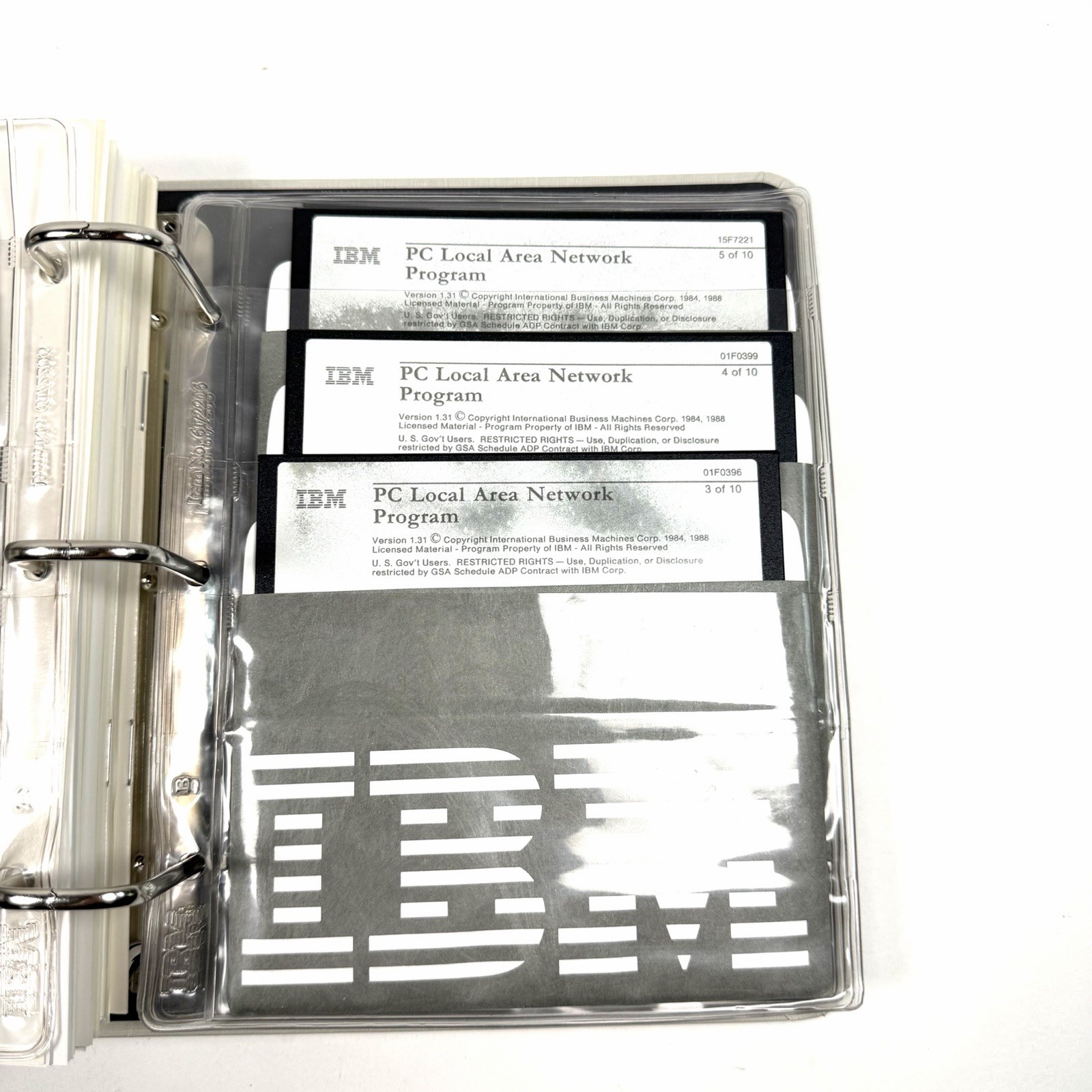 IBM PC Local Area Network Program v1.30 5.25" Floppy Disks DOS 84X0061