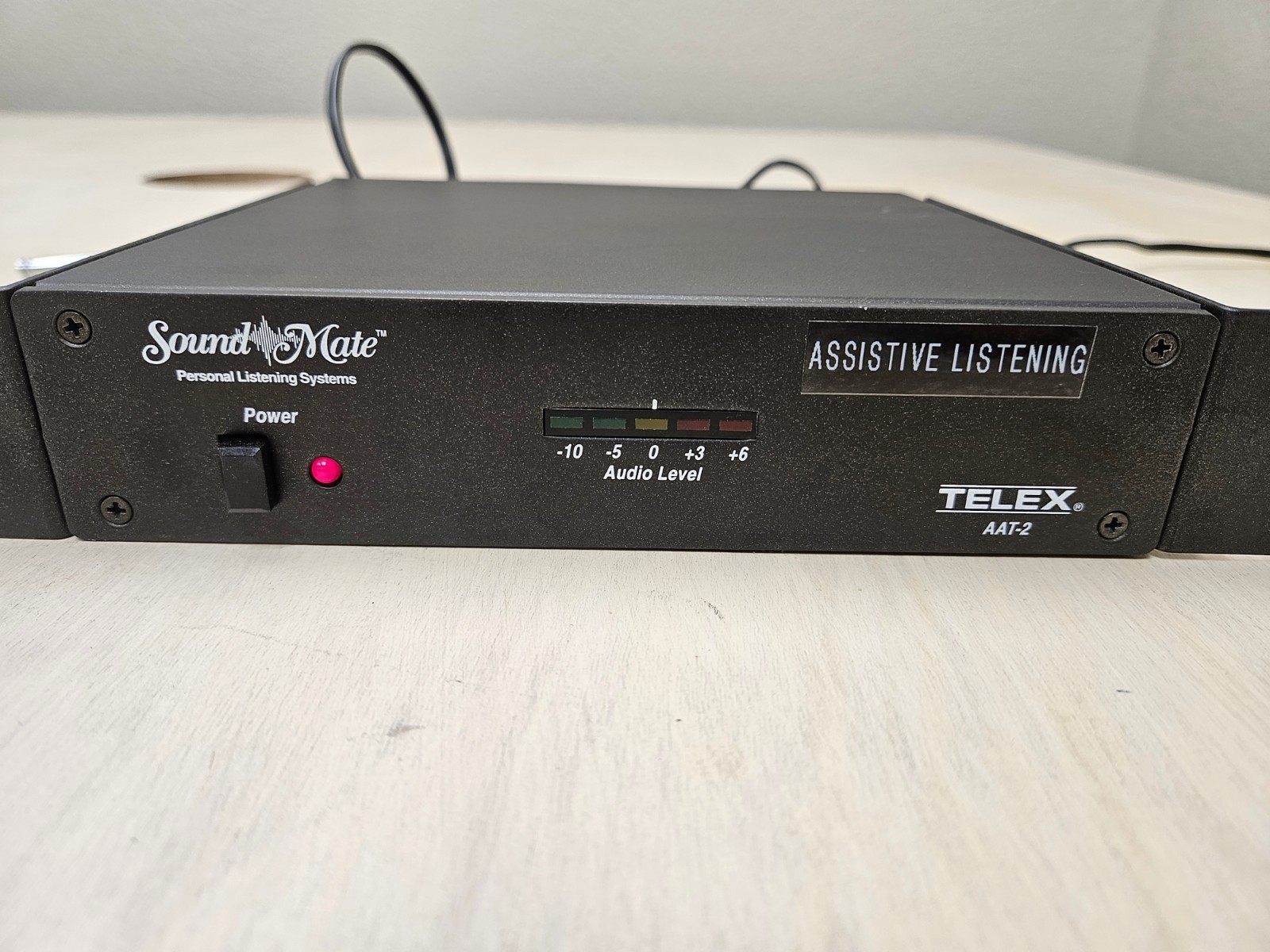Telex Sound Mate AAT-2 Personal Hearing Listening Single Channel-D Transmitter