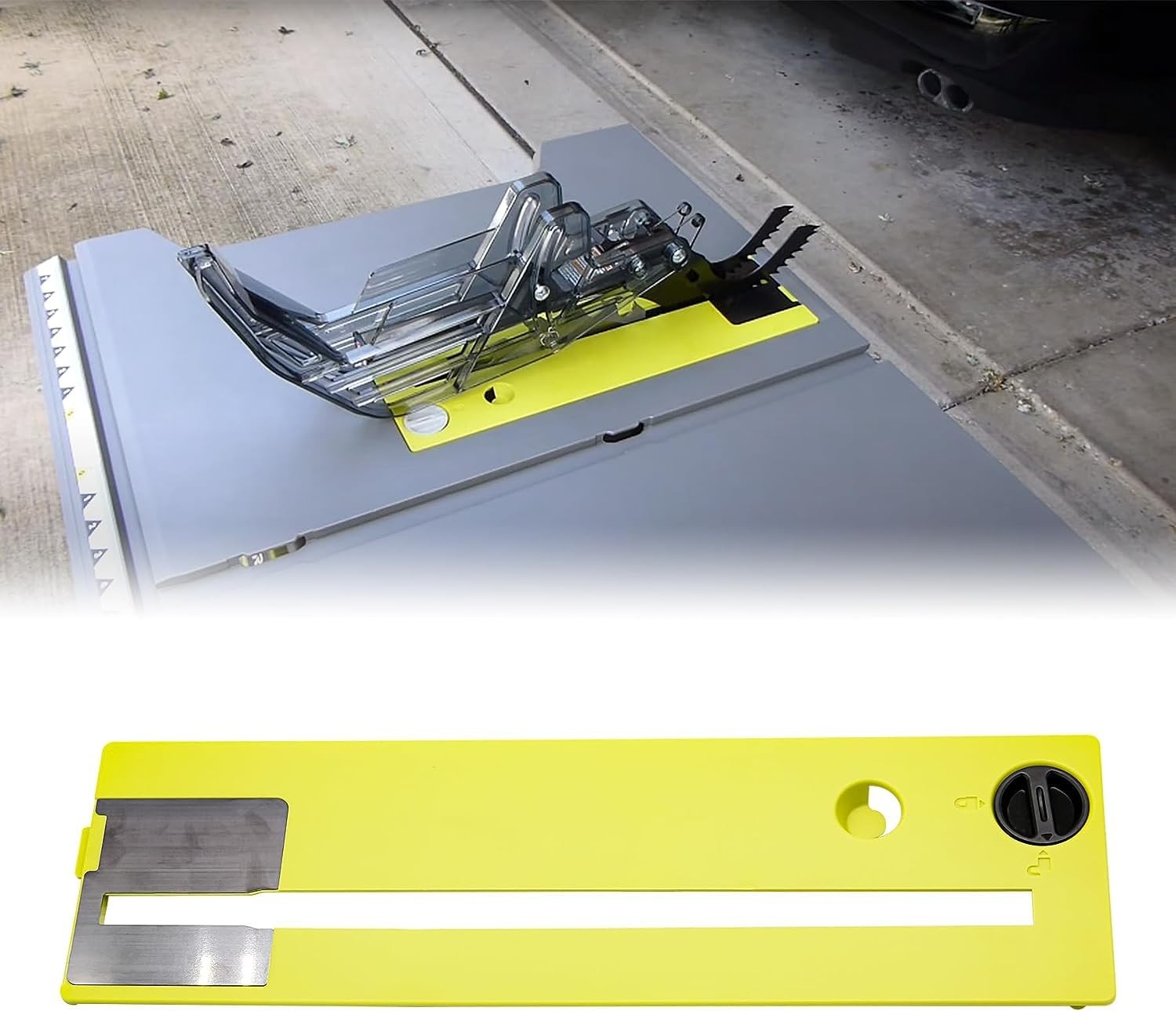 Table Saw Throat Plate Insert for Ryobi RTS12 RTS23 Models 089240035702