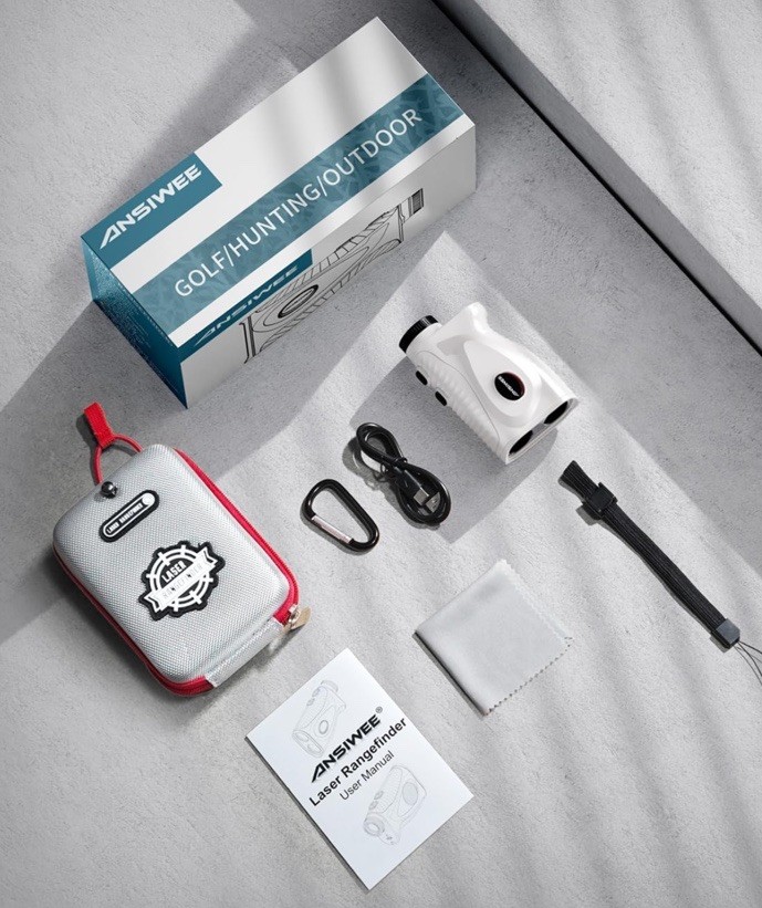 Original Fading Wave Mini Design: Precision Golf Rangefinder Laser Range Finder