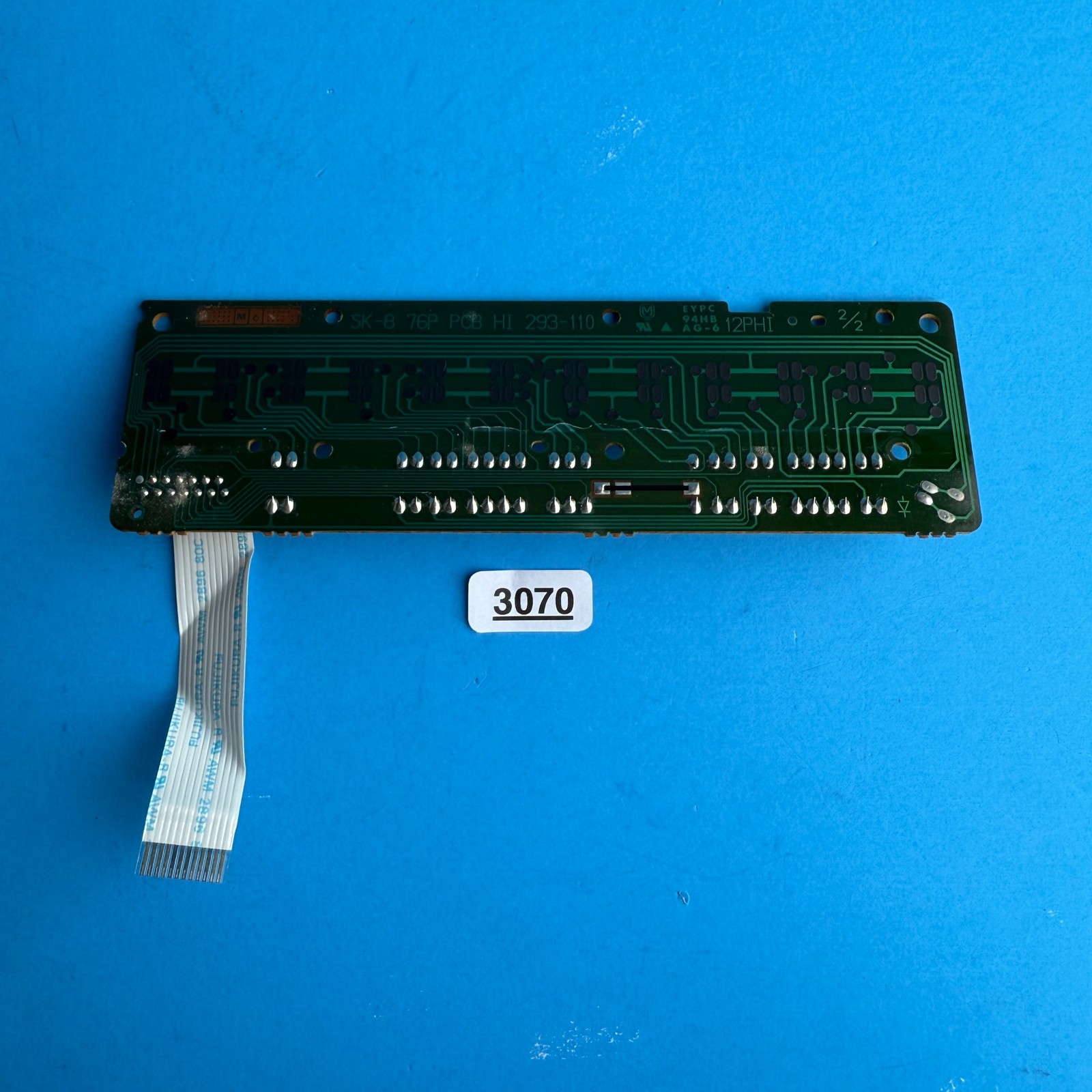 Roland EP-7 II Digital Piano Used OEM Part: Key Contact PCB Board [293-110 HI]