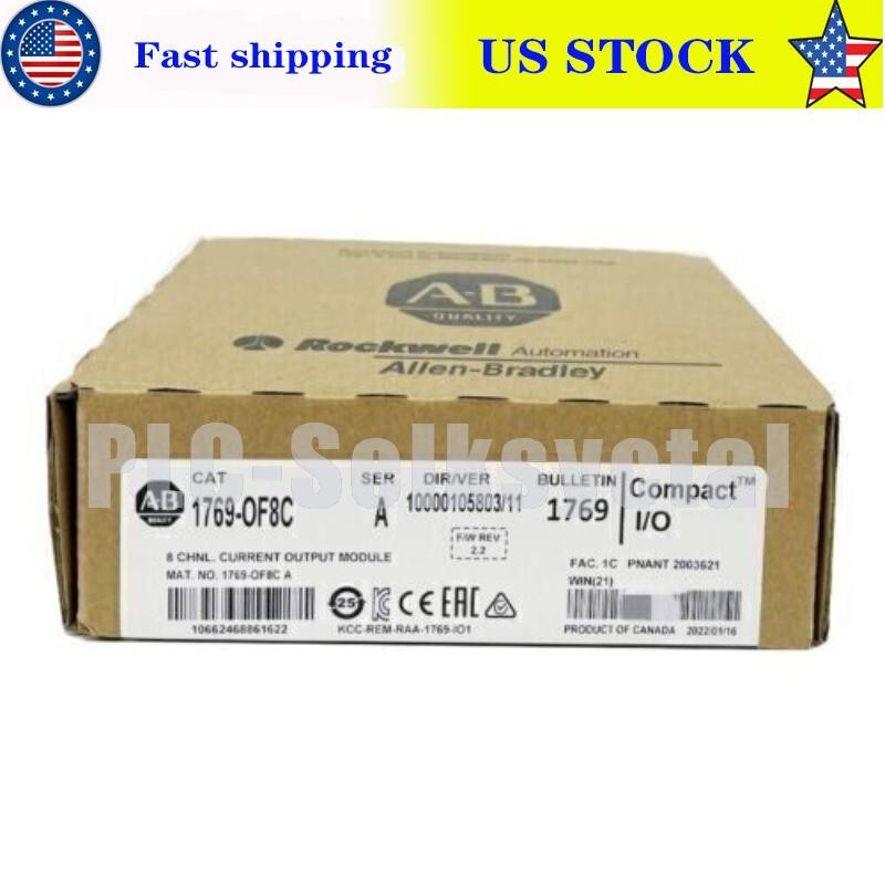 New Factory Sealed 1769-OF8C CompactLogix 8 Pt A/O Current Module Allen-Bradley