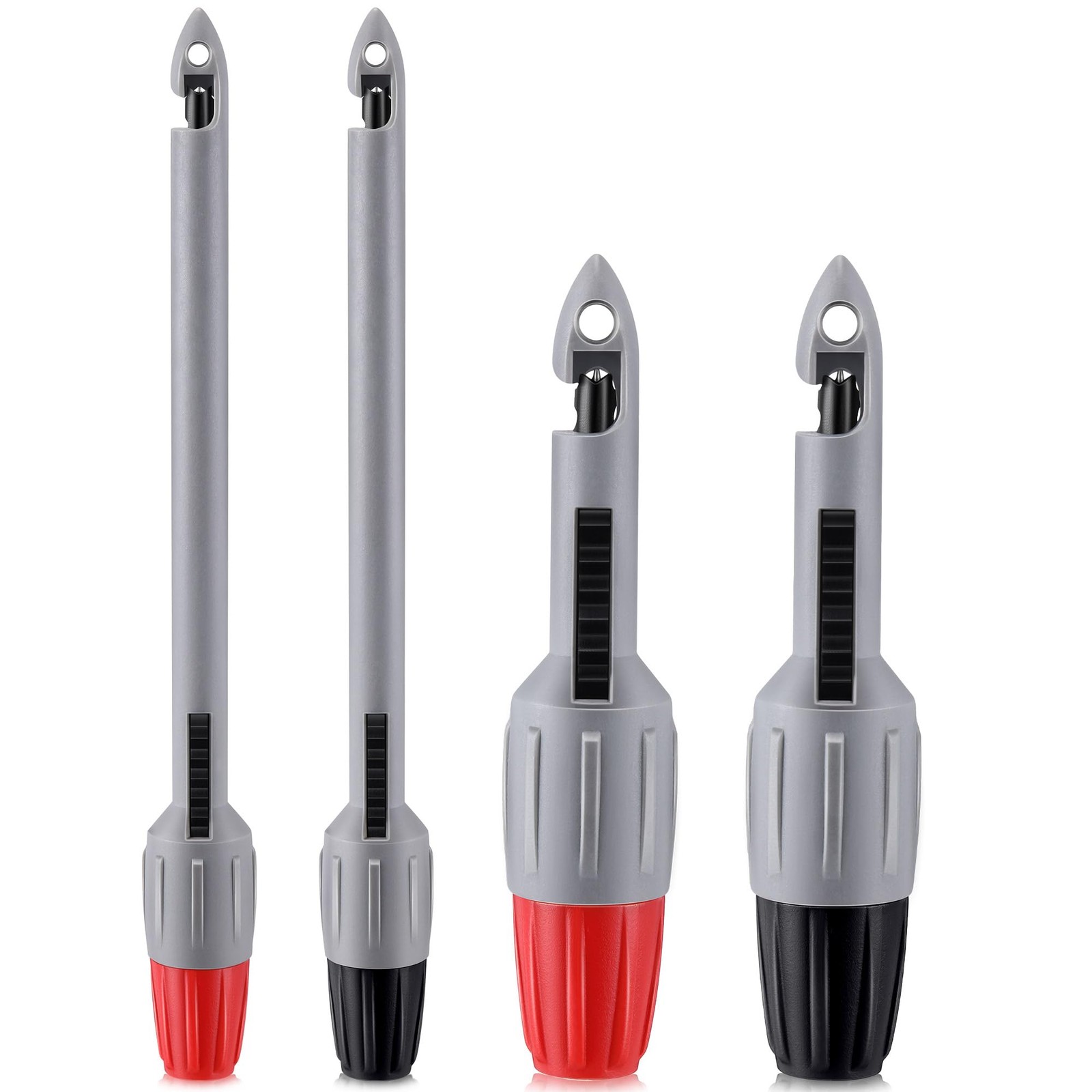 4 Pcs Wire Piercing Probe with 2mm 4mm Banana Plug(Silver)