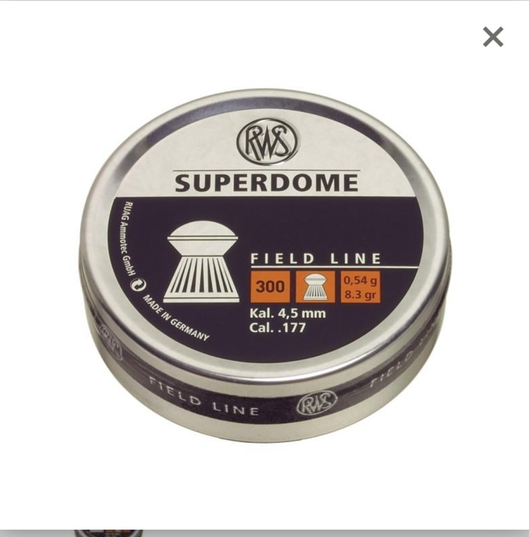 Umarex RWS Superdome Airgun Pellets .177cal 300/ct