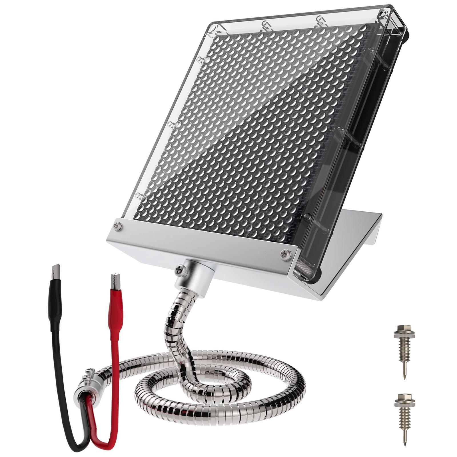 12V Solar Panel Battery Charger for Deer Feeder, 1.7W Waterproof