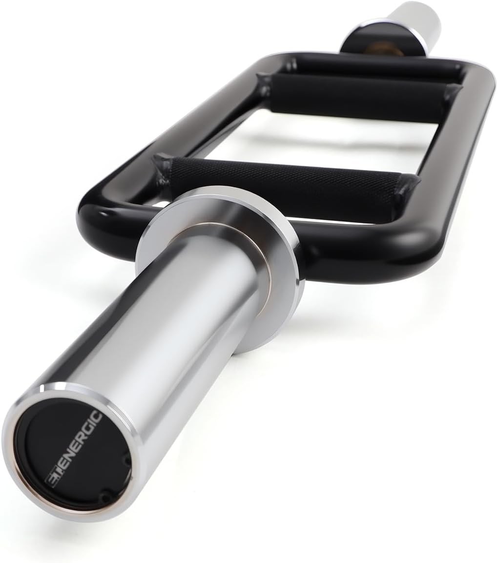 34” Hard Chrome Olympic Triceps Bar 500LB | Neutral grip weight bar