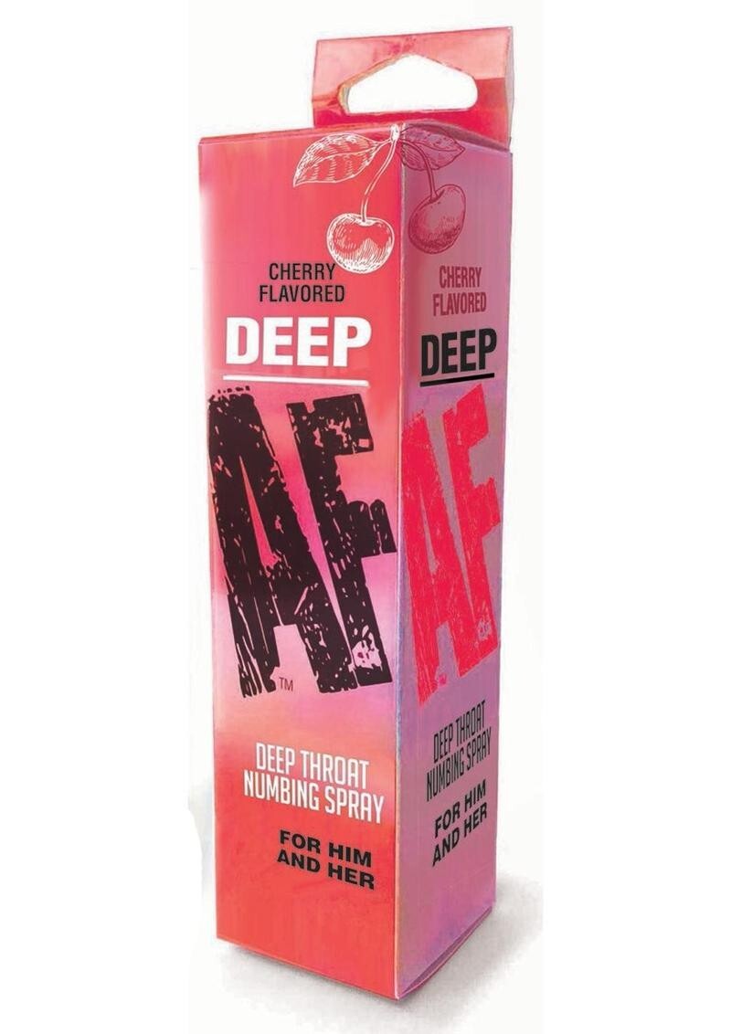 Deep AF Deep Throat Numbing Spray 1oz - Cherry Over 10,000 SOLD