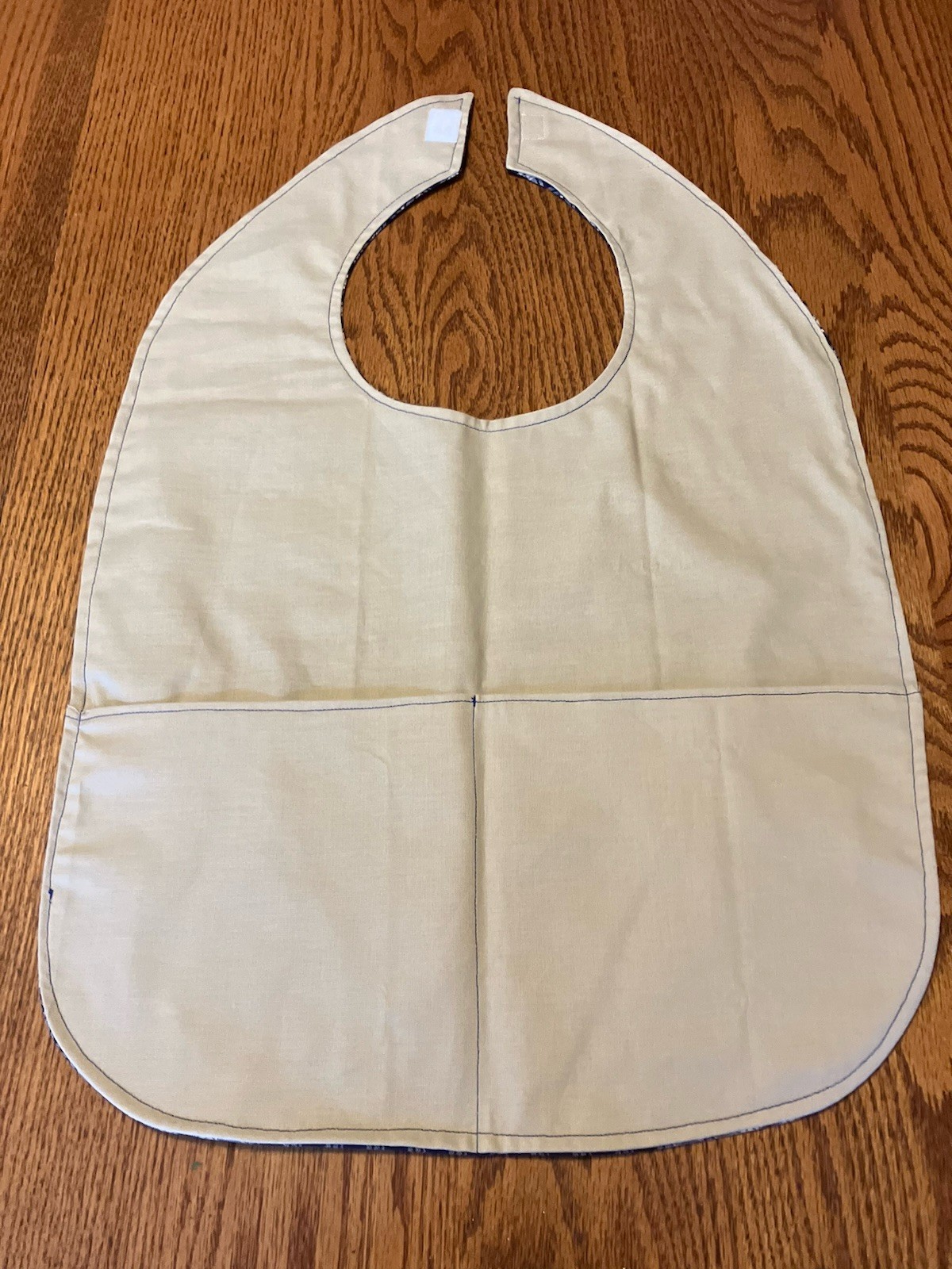Adult Bib Clothing Protector with Pockets Handmade Elderly Handicapped Disabled