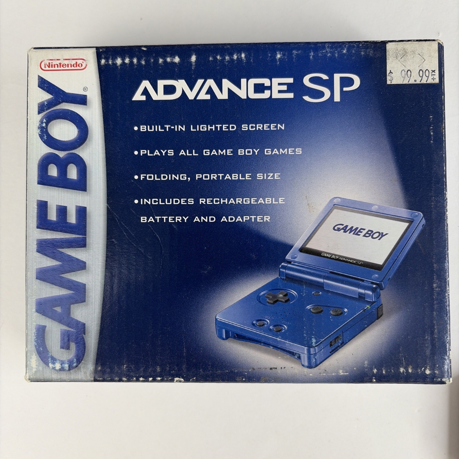 Nice! OEM Nintendo GameBoy Advance SP In Box Cobalt Blue System Complete
