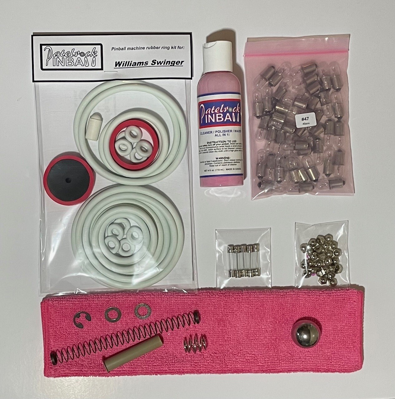 1972 Williams Swinger Pinball Machine Maintenance Tune Up Kit