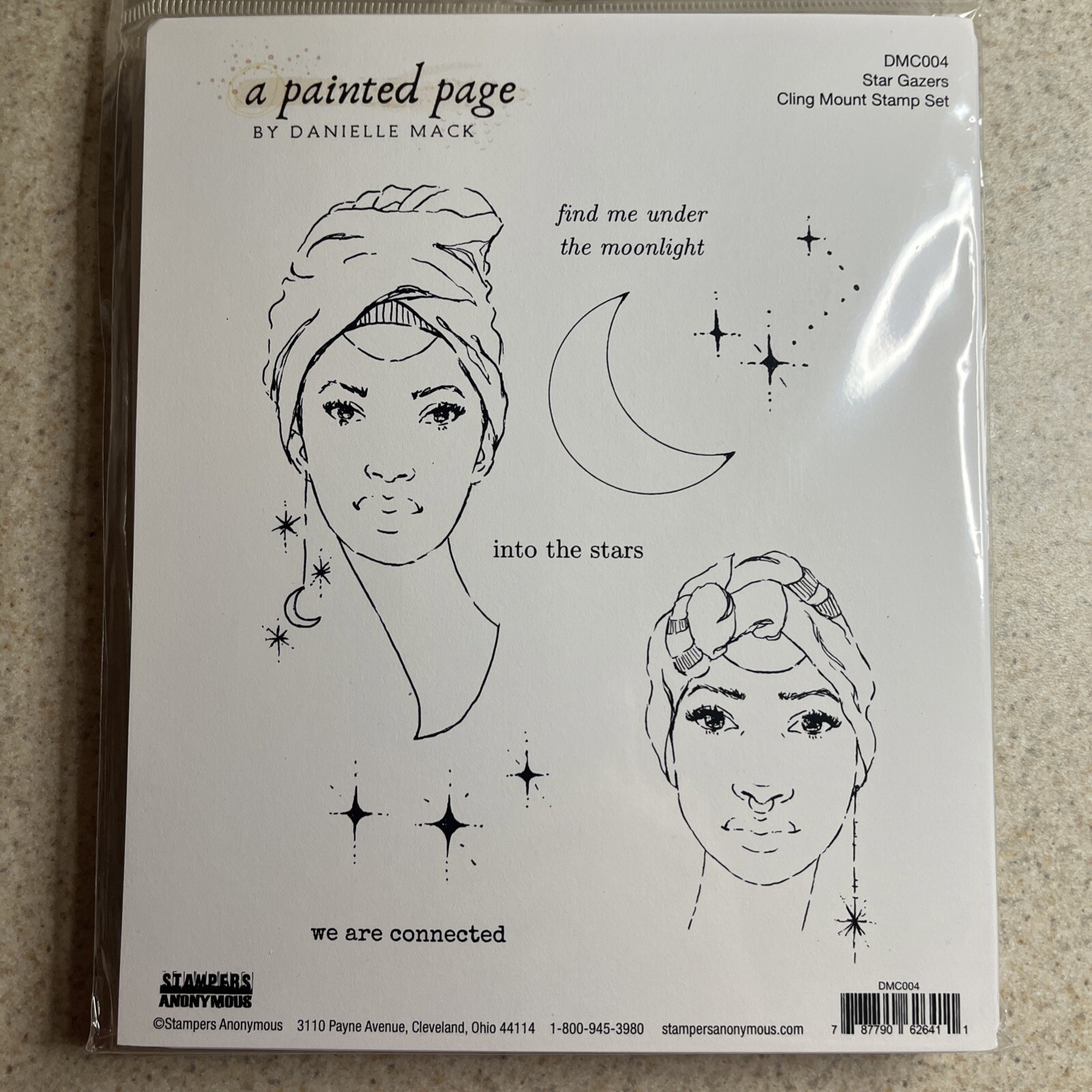 Danielle Mack Cling Stamps-Star Gazers- DMC004