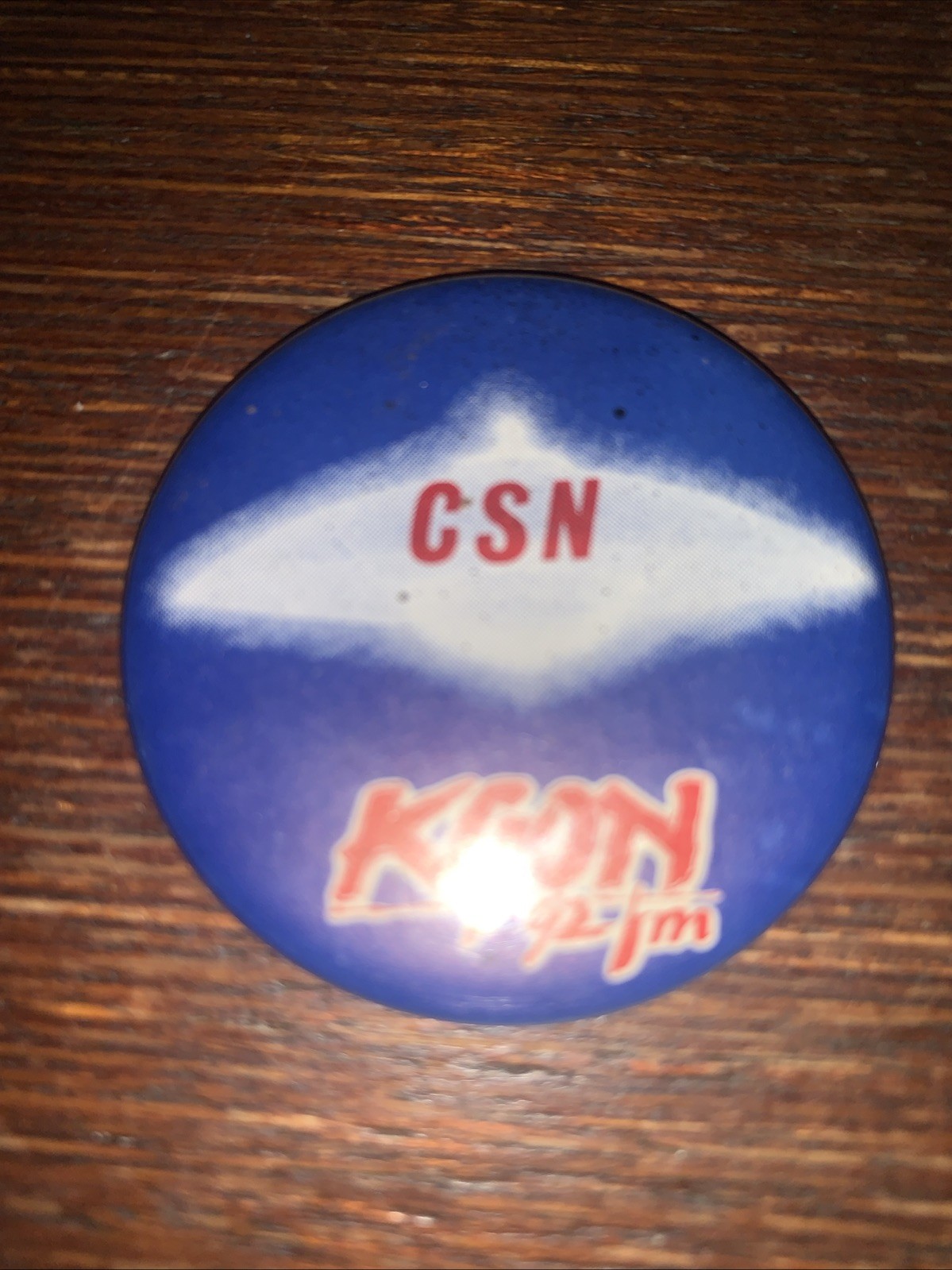 Vintage Crosby Stills Nash Portland Oregon Pinback Button Rock Music