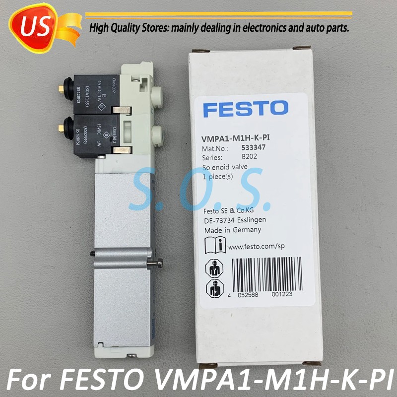 NEW Solenoid Valve For FESTO VMPA1-M1H-K-PI 533347 US Stock