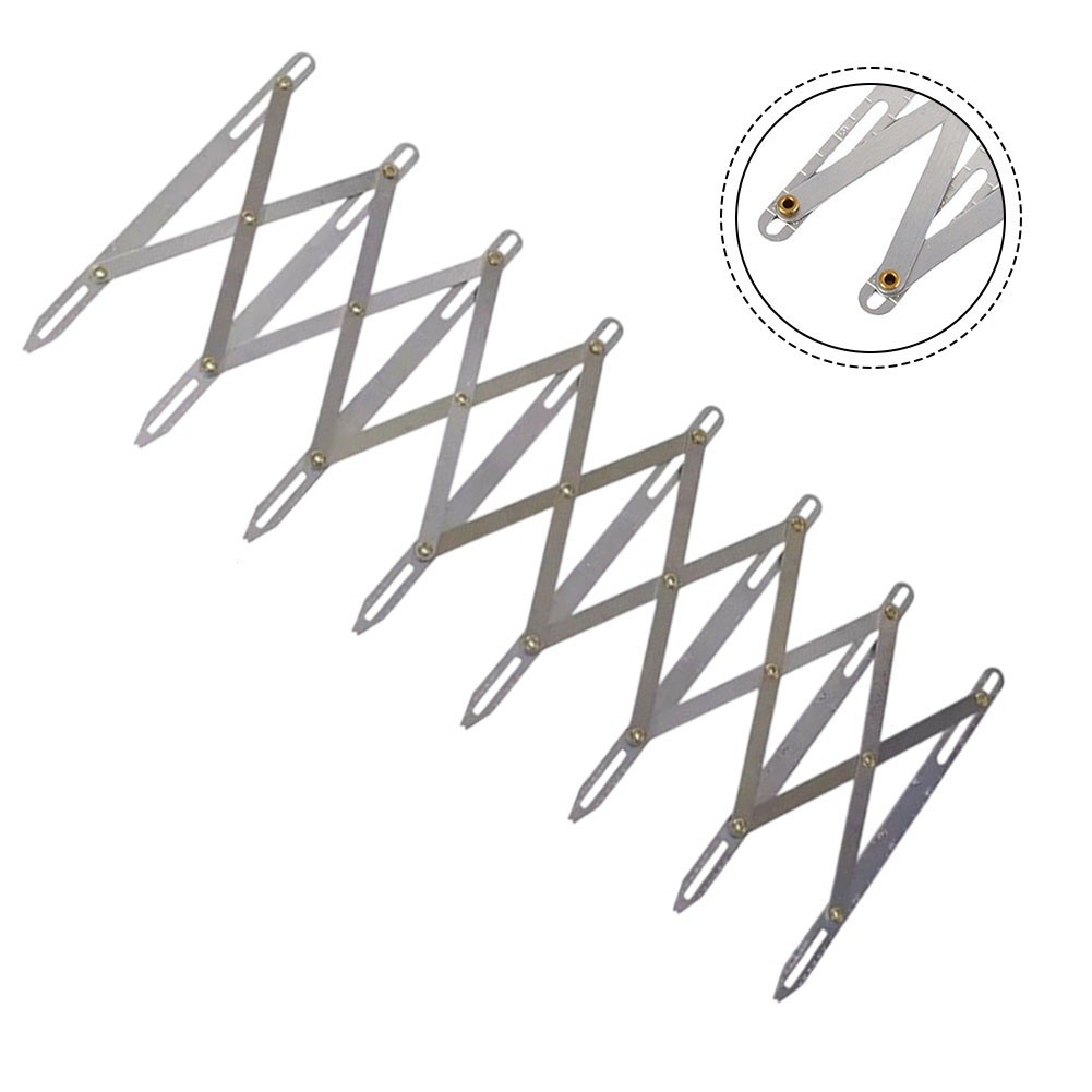 Adjustable Sewing Gauge Tool for Curtain Crafting and Button Placement