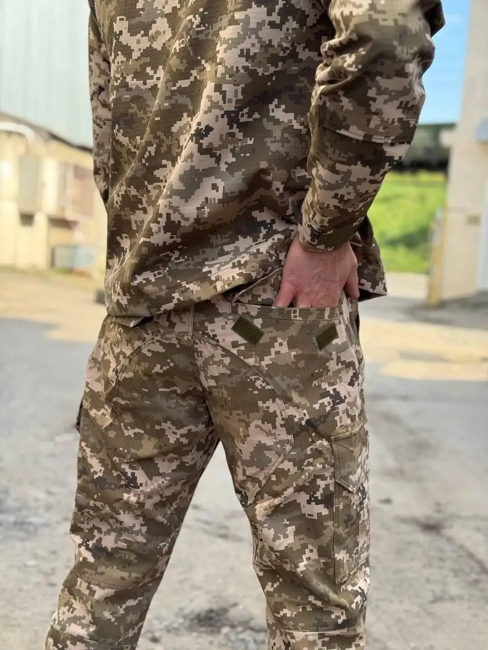 Tactical military uniform, pixel💛💙