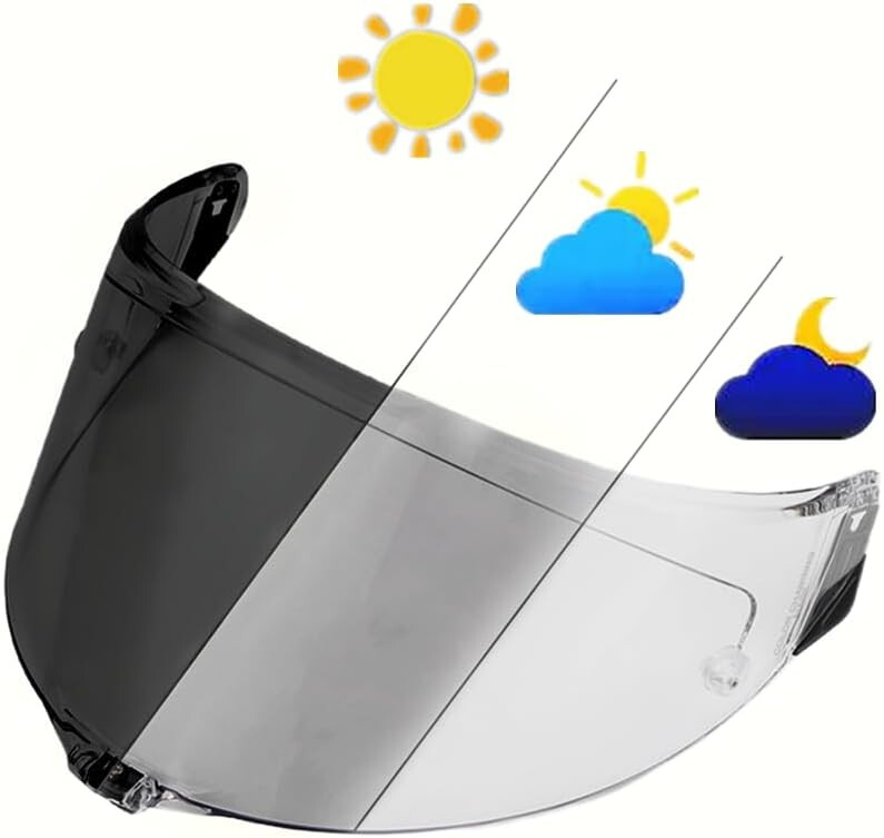Photochromic Face Shield Helmet Visor Len Windshield for Pista GPR GPRR Corsa R